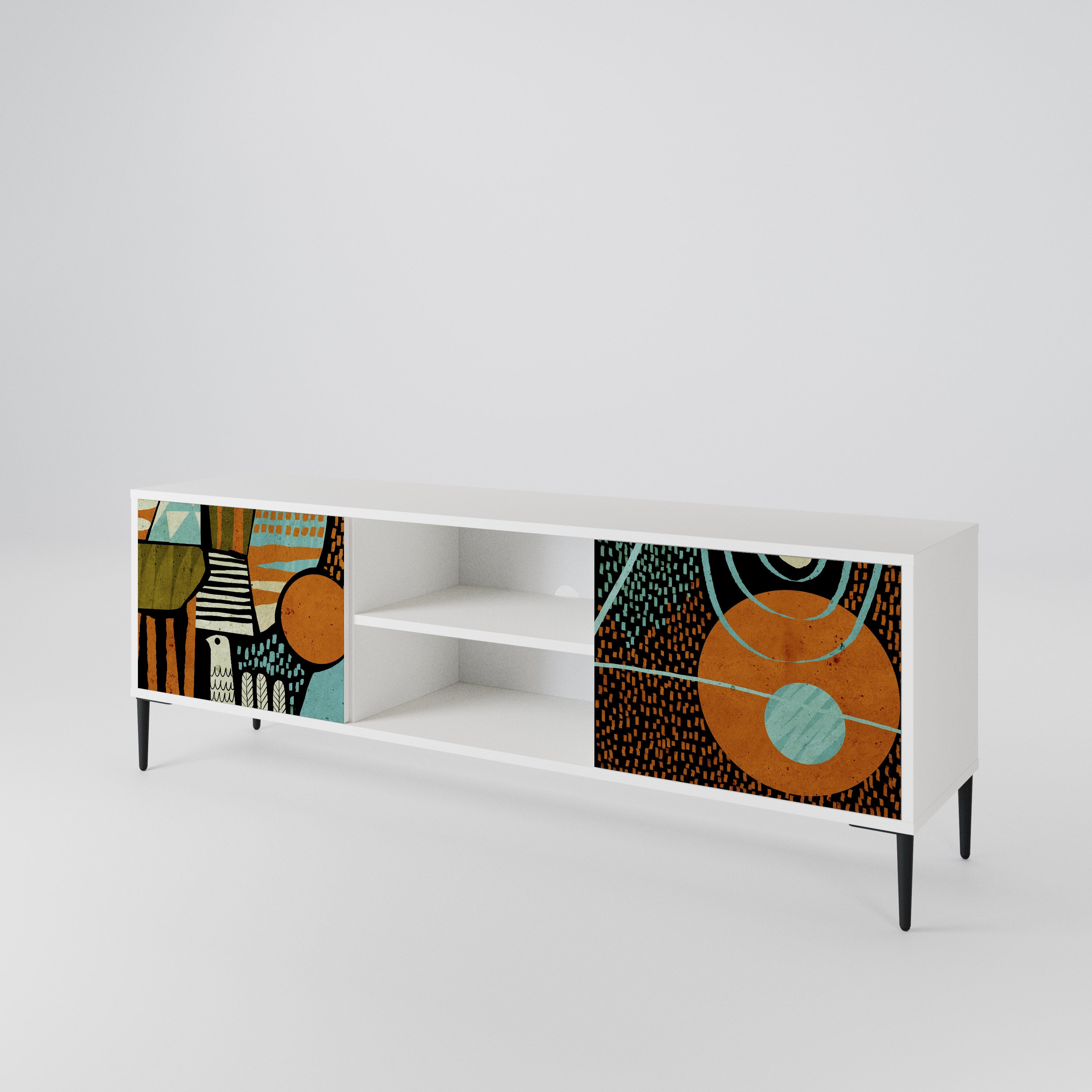 GEODE GLIMMER Móvel de TV de 2 Portas