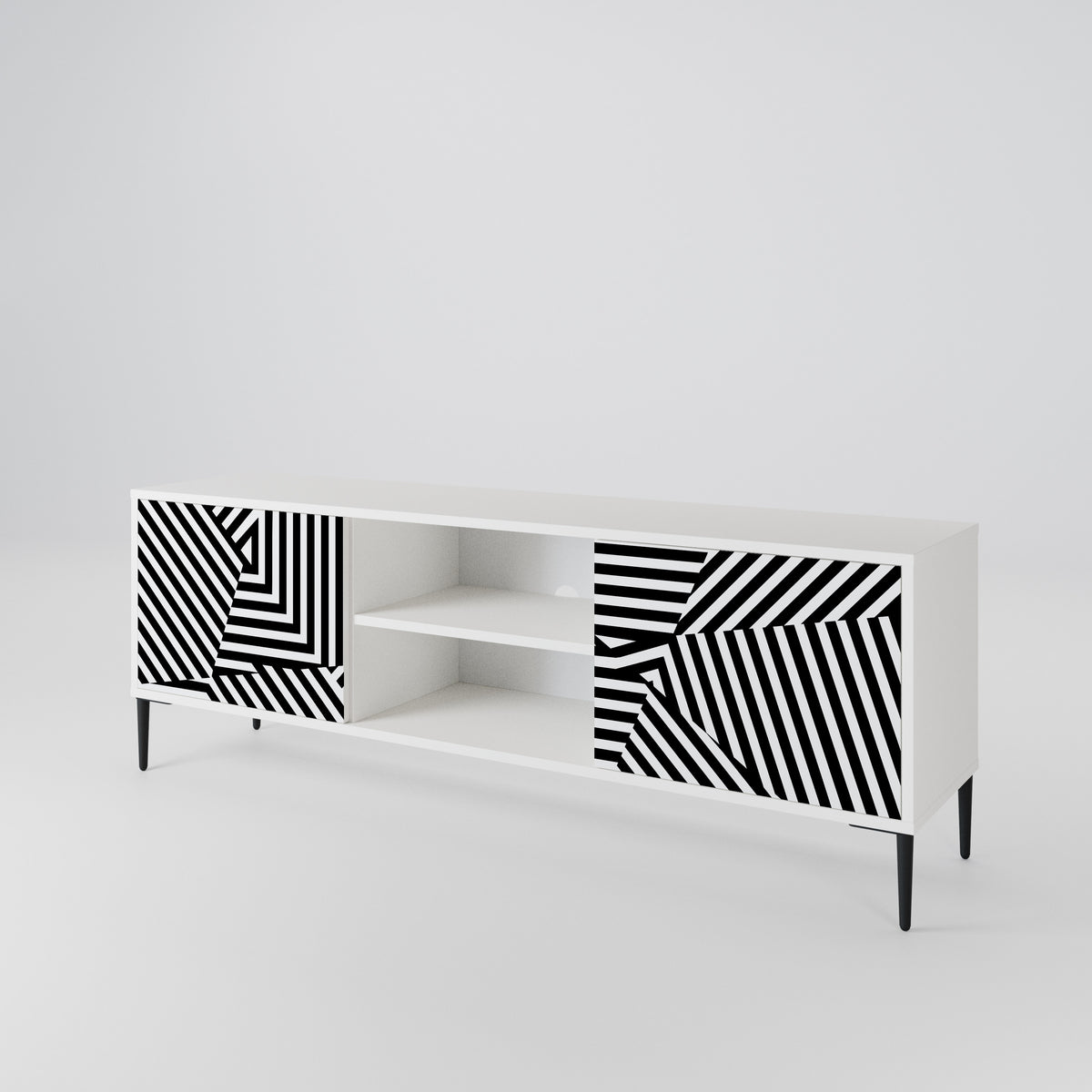 ILLUSIONARY LATTICE Móvel de TV de 2 Portas