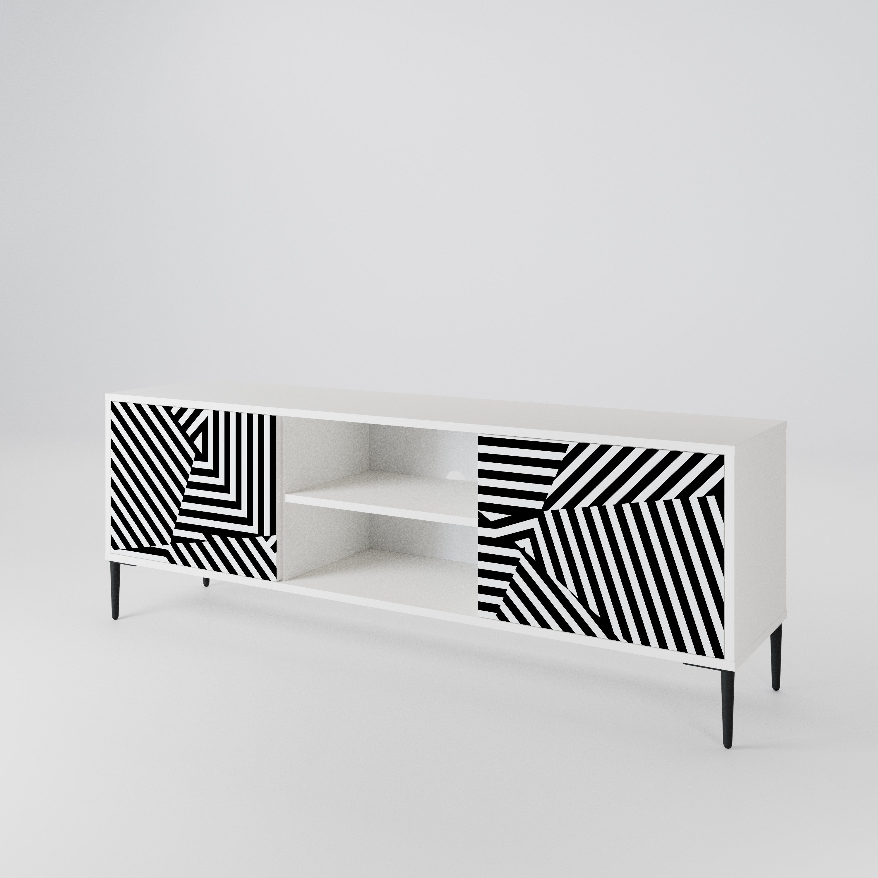 ILLUSIONARY LATTICE Móvel de TV de 2 Portas