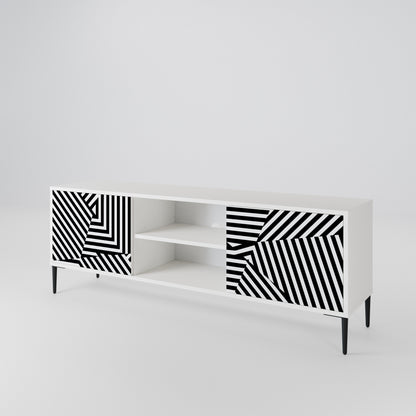 ILLUSIONARY LATTICE Móvel de TV de 2 Portas