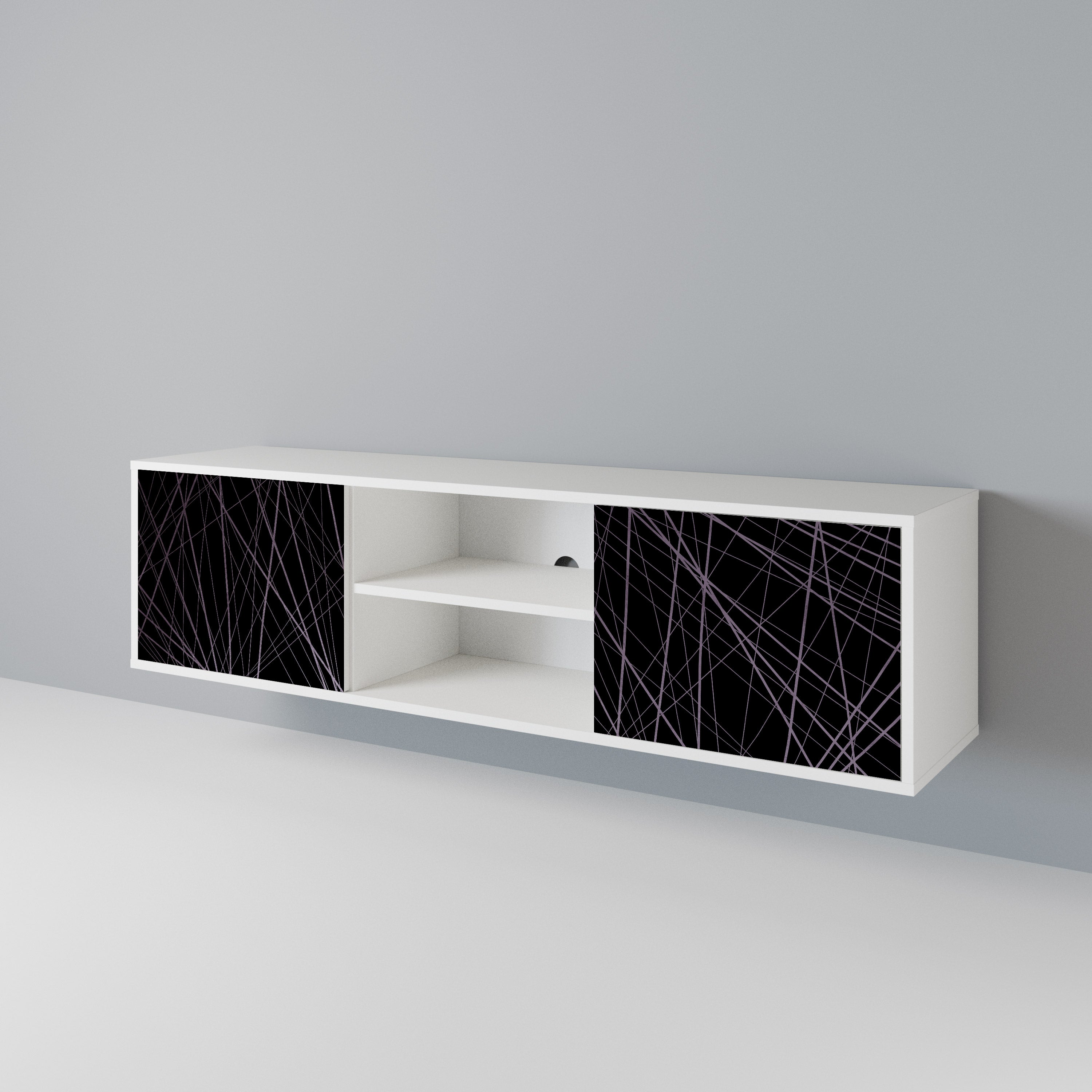 SHIMMER SPIDERGRAM Móvel de TV de 2 Portas