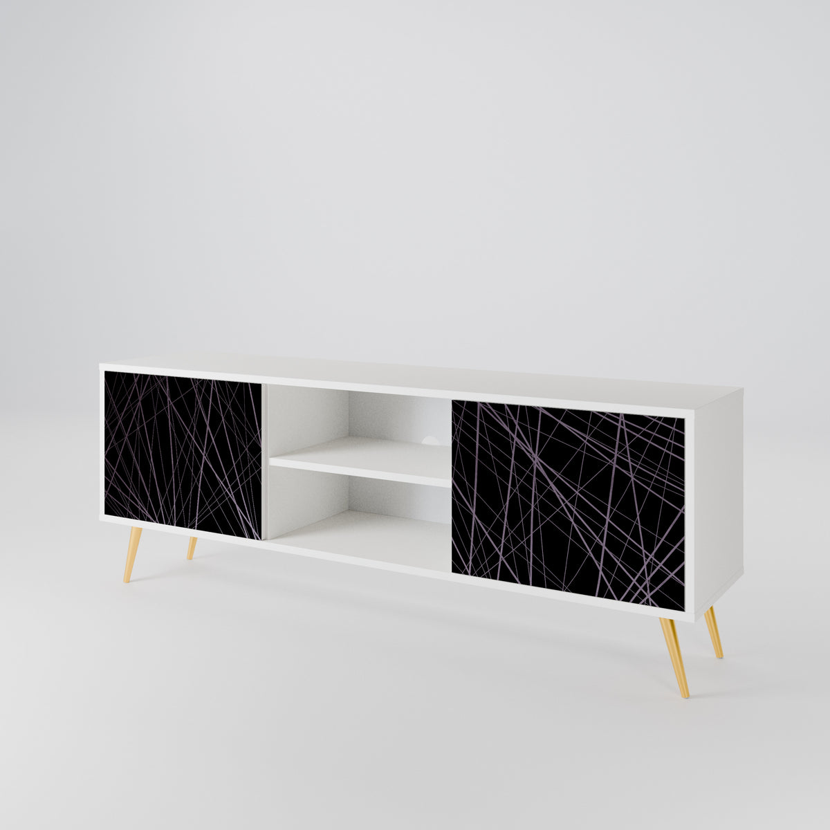 SHIMMER SPIDERGRAM Móvel de TV de 2 Portas