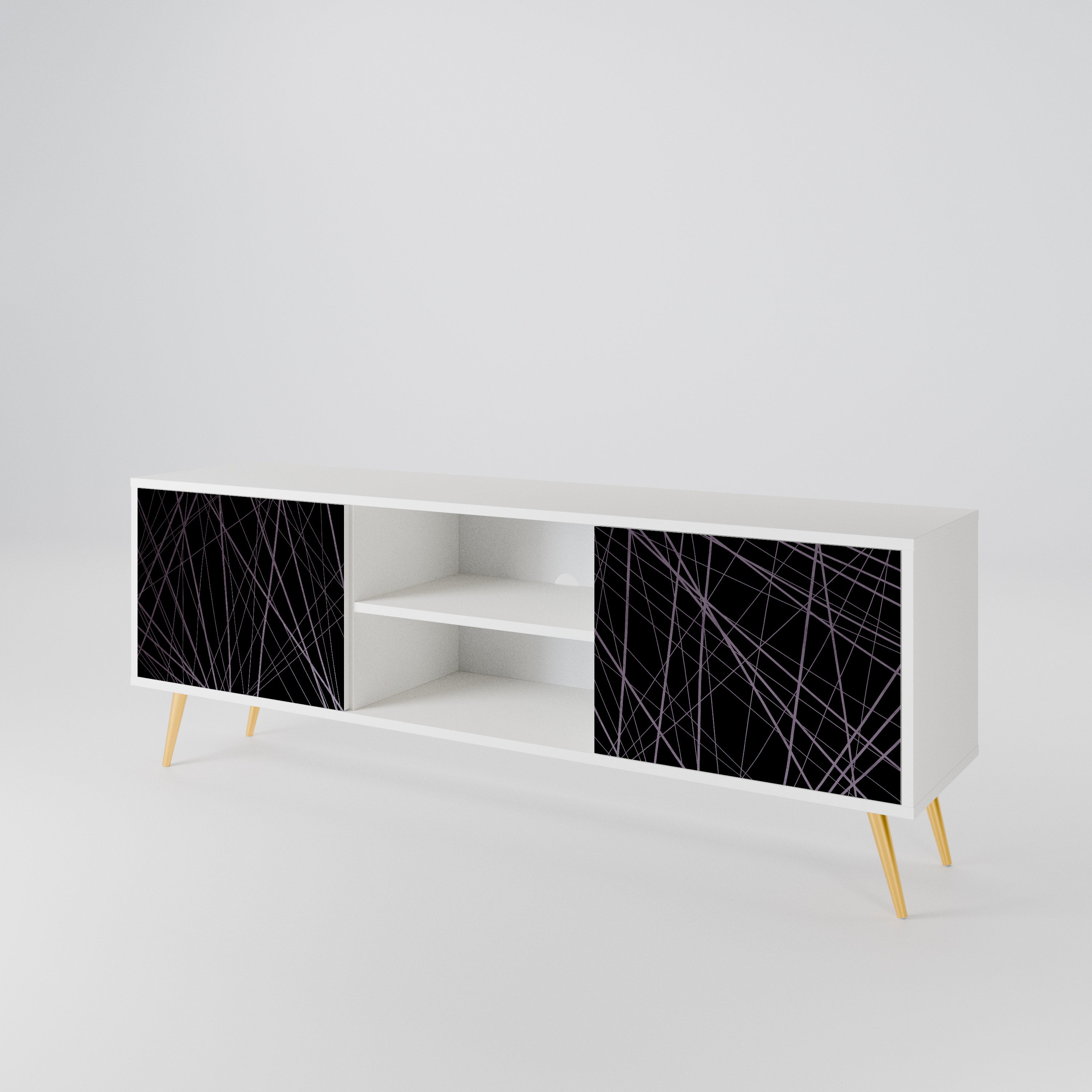 SHIMMER SPIDERGRAM Móvel de TV de 2 Portas