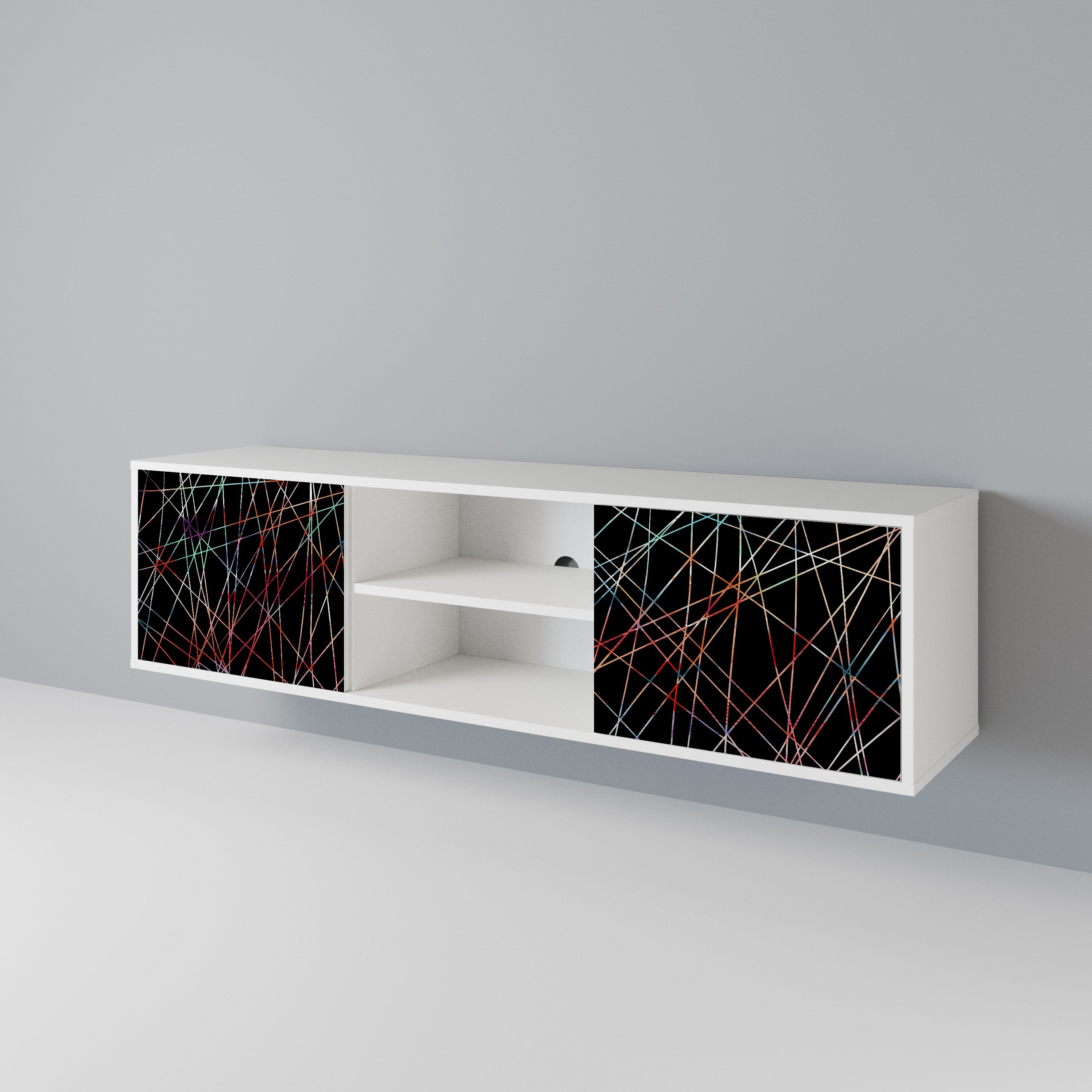 LUMINOUS SNARE Móvel de TV de 2 Portas