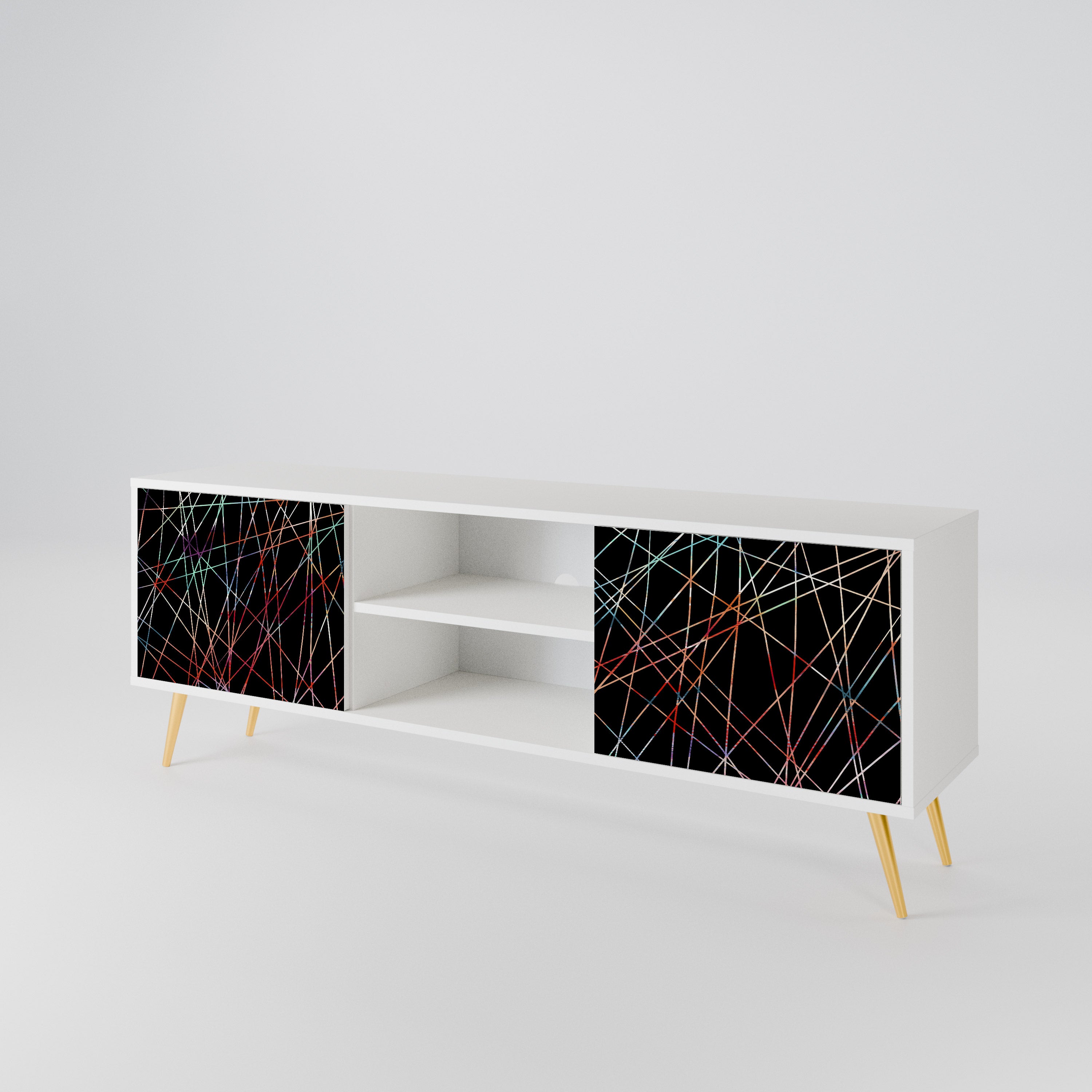 LUMINOUS SNARE Móvel de TV de 2 Portas