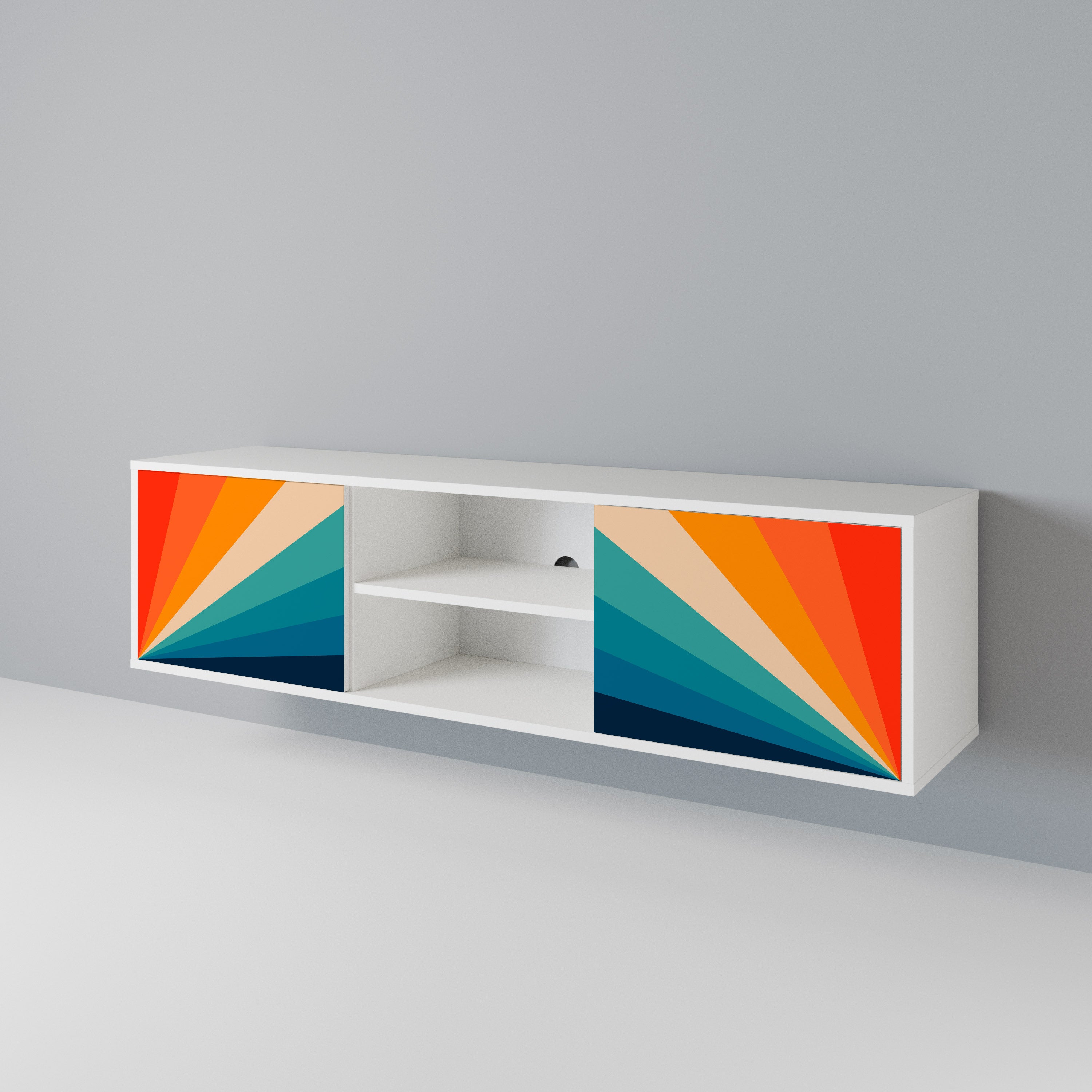 PRISM CONCUSSION Móvel de TV de 2 Portas
