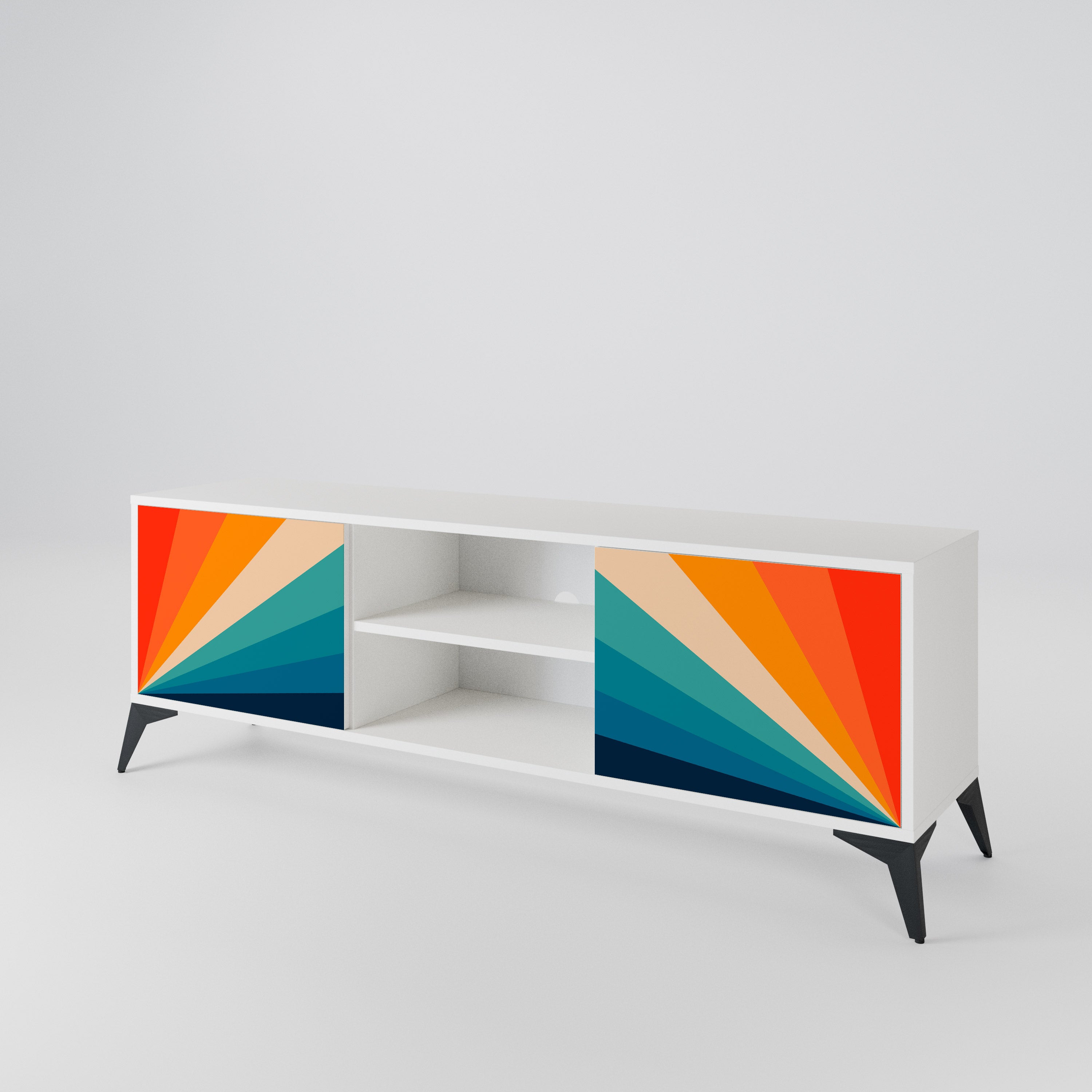 PRISM CONCUSSION Móvel de TV de 2 Portas