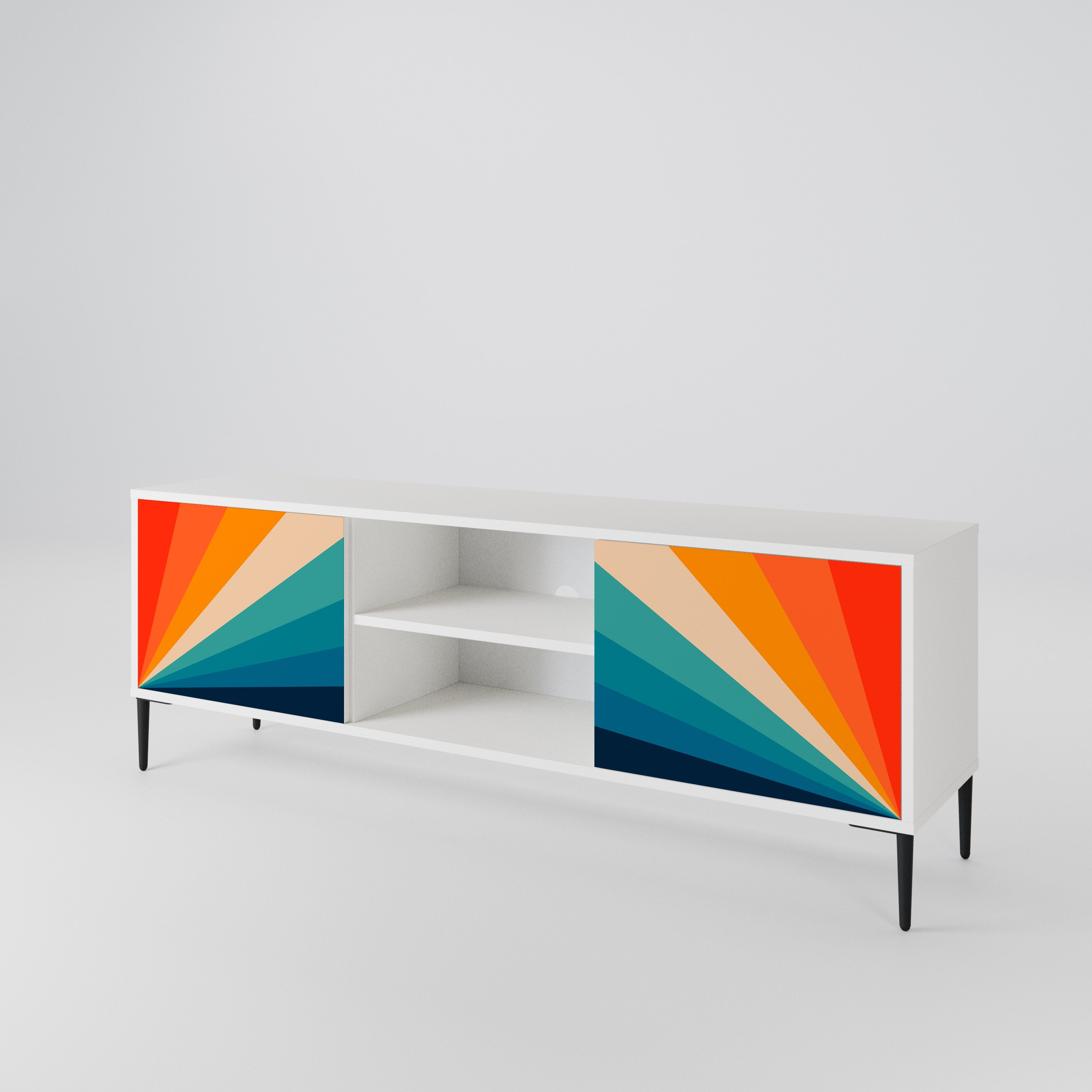 PRISM CONCUSSION Móvel de TV de 2 Portas