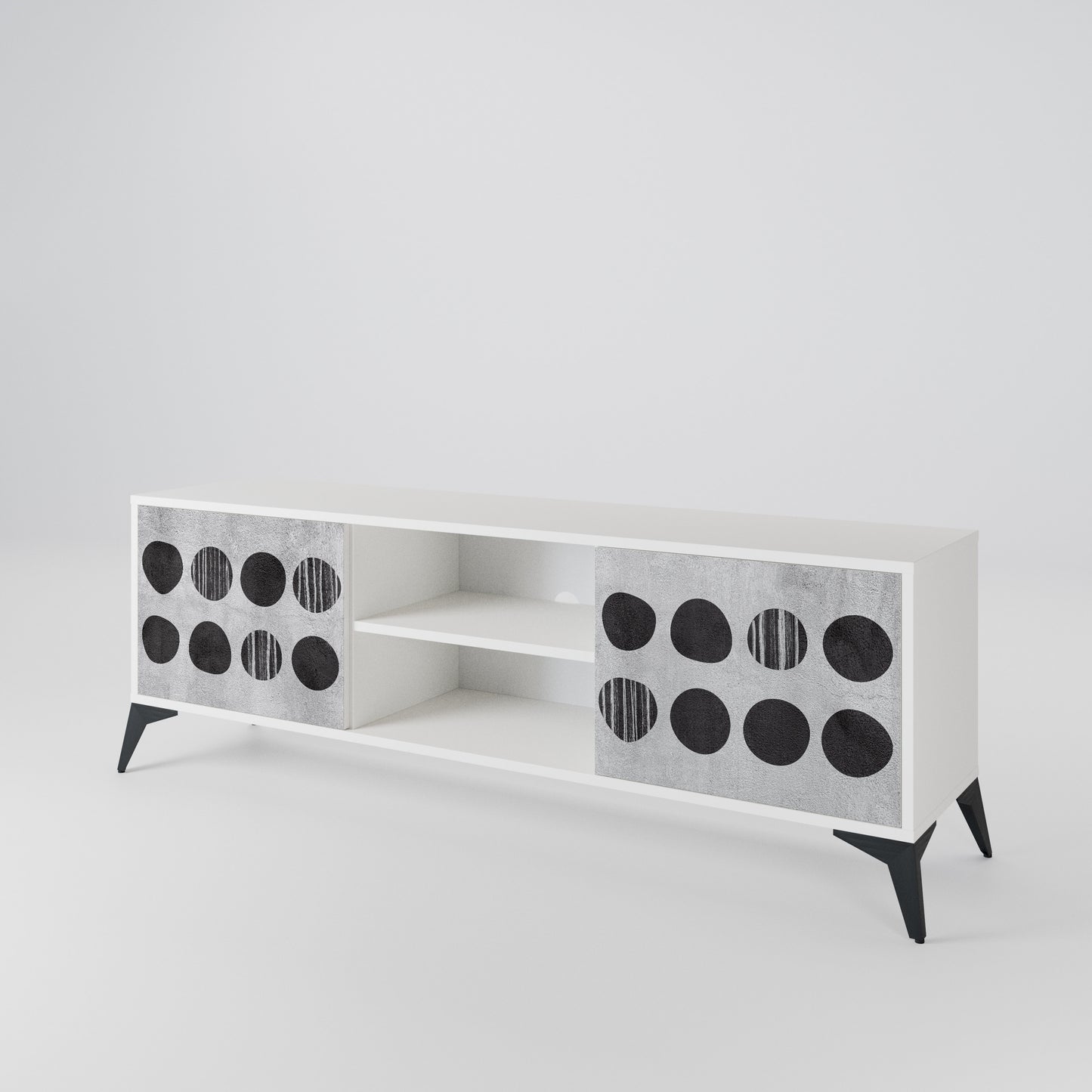 GHOSTLY GRADIENTS 2-Door TV Cabinet