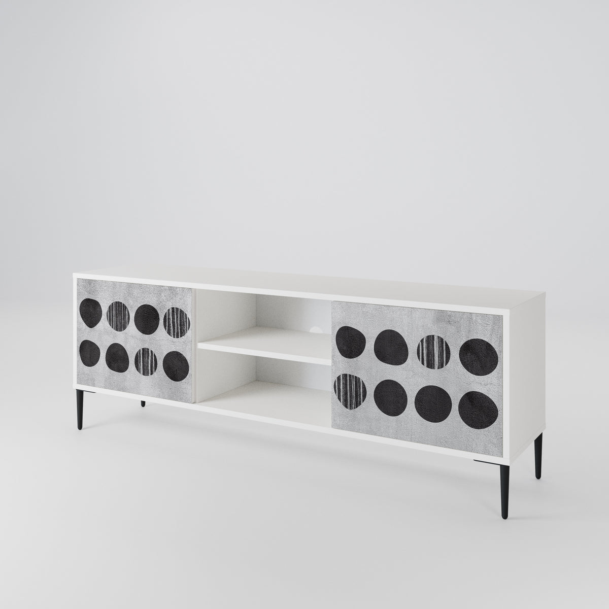 GHOSTLY GRADIENTS 2-Door TV Cabinet