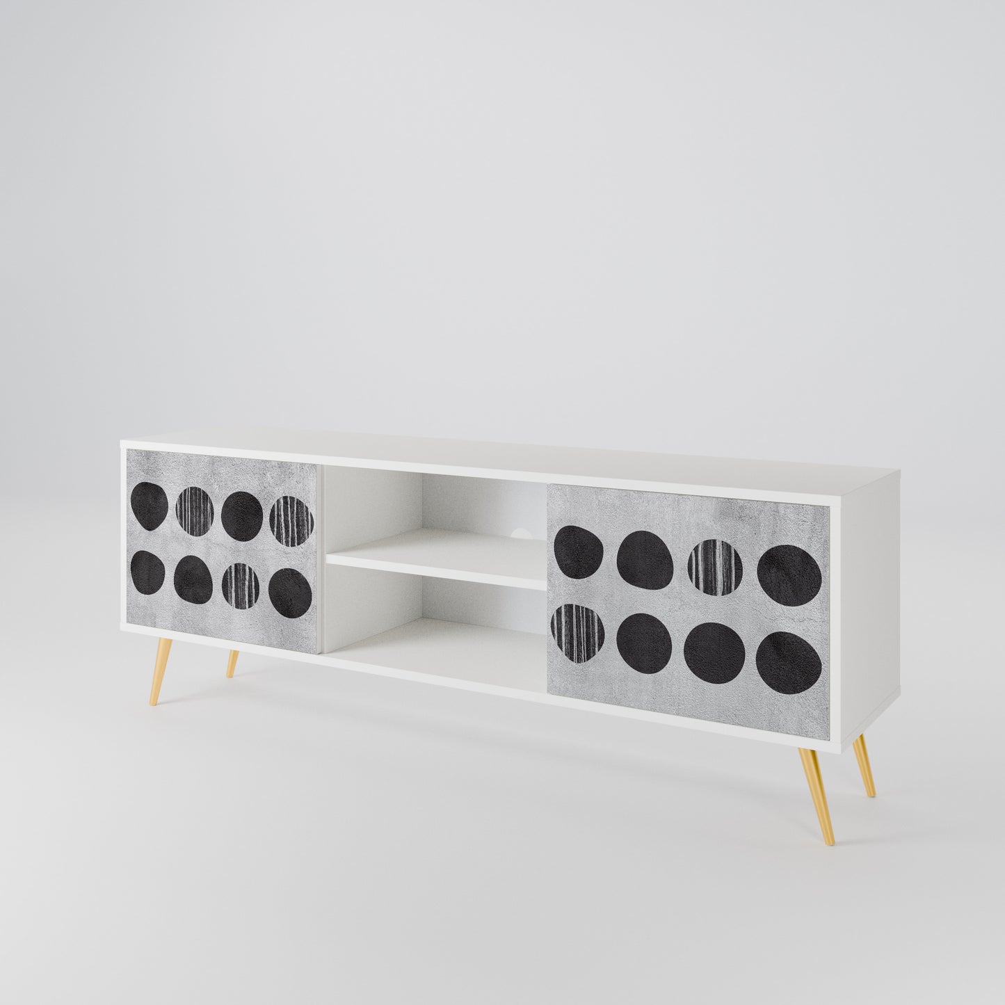 GHOSTLY GRADIENTS 2-Door TV Cabinet