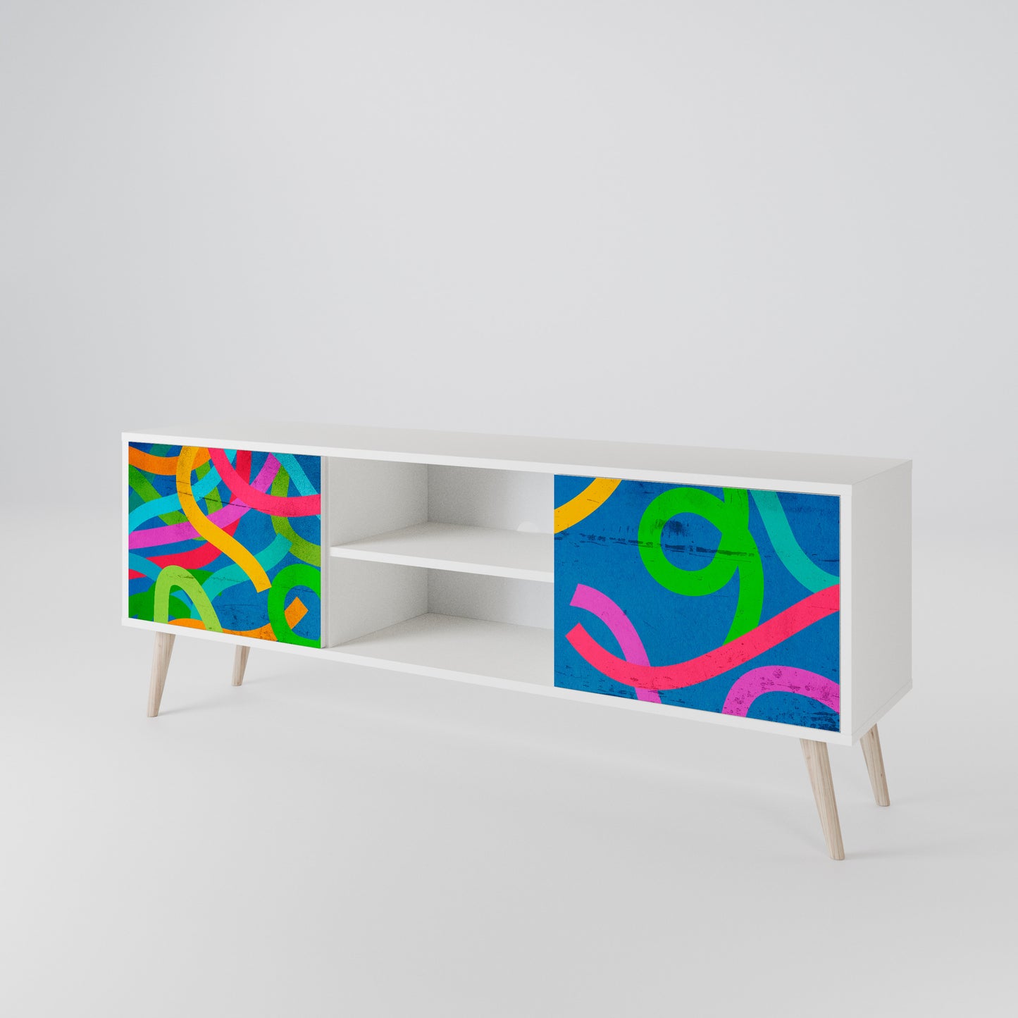 STREAMER TANGLE 2-Door TV Cabinet