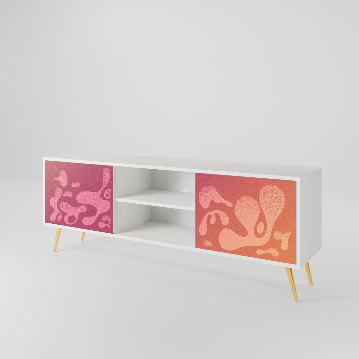IRREGULAR PINK 2-Door TV Cabinet
