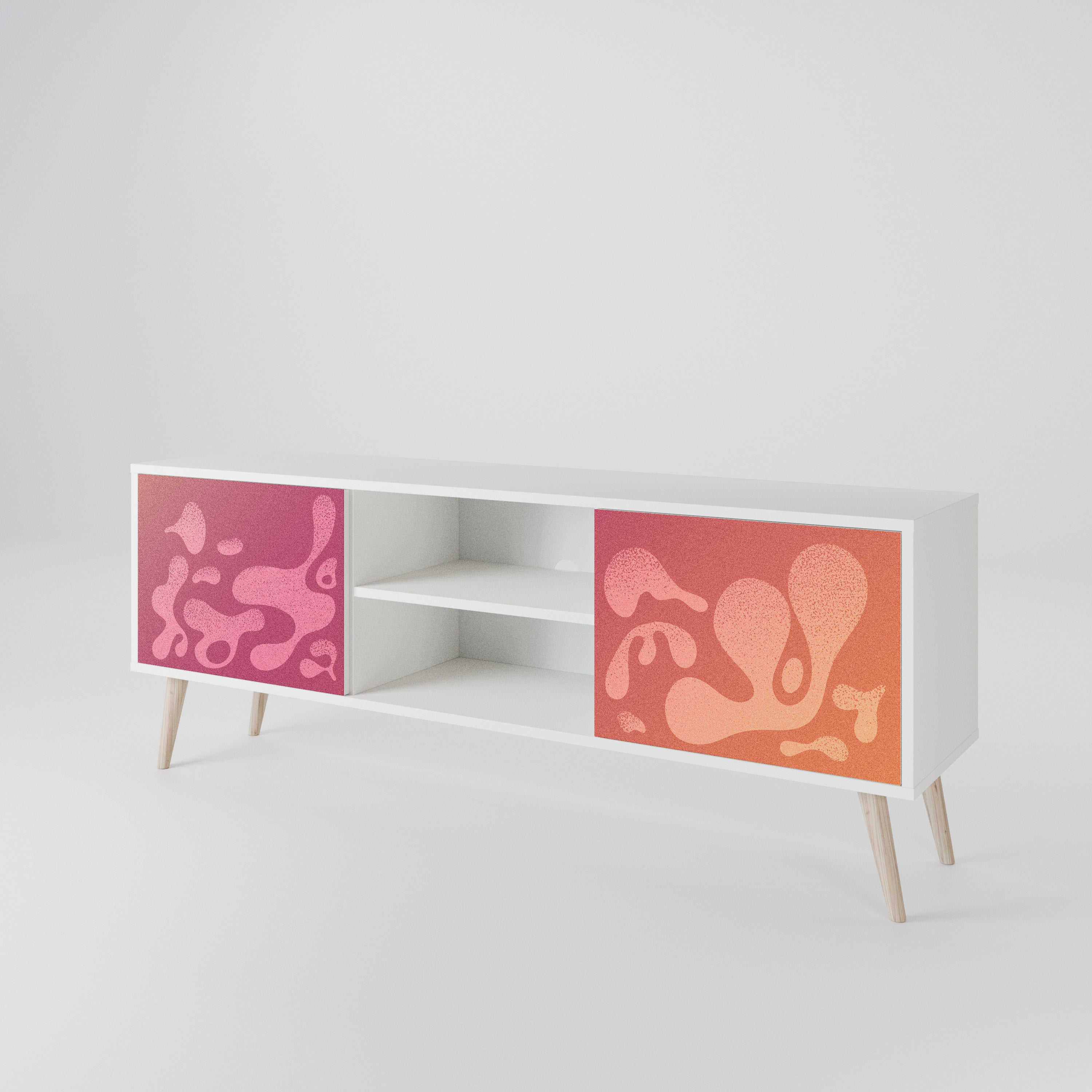 IRREGULAR PINK Móvel de TV de 2 Portas