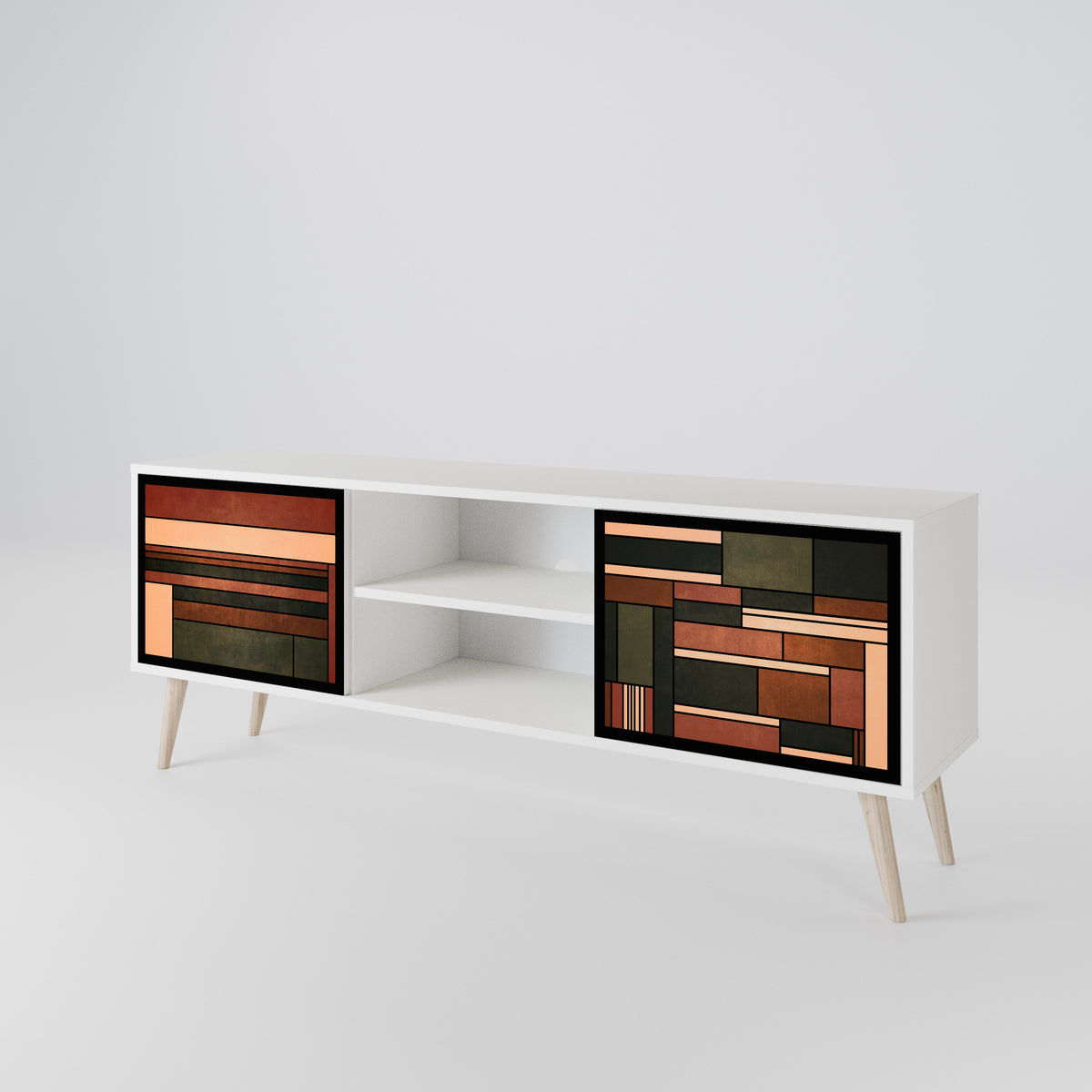 FIGURES OF NATURE 2-Door TV Cabinet