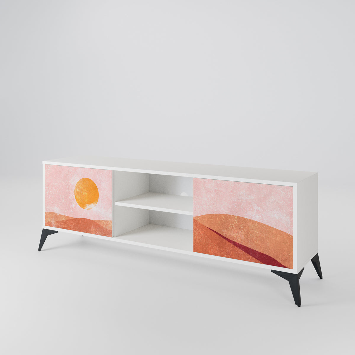 LUMINOUS SUNLIGHT 2-Door TV Cabinet