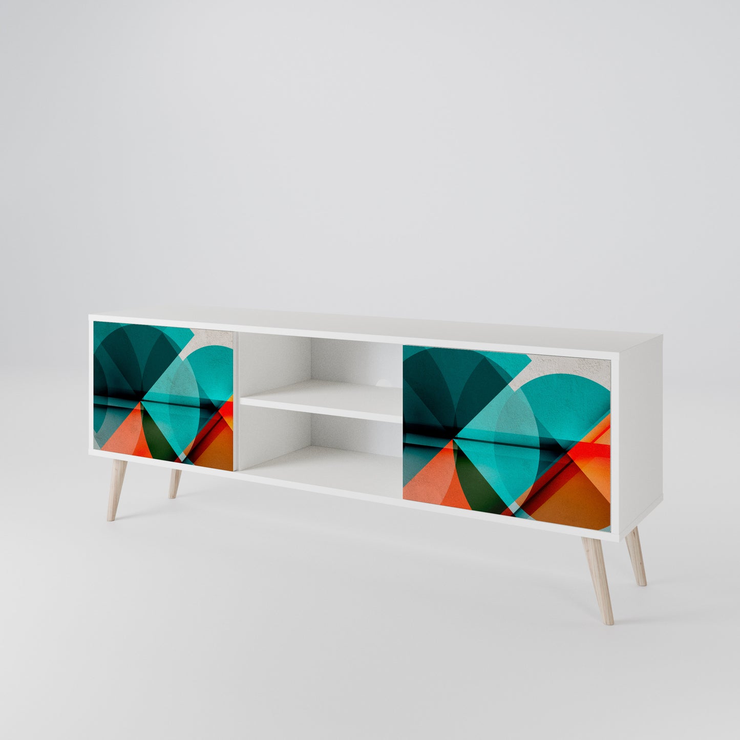 CIRCULAR RHAPSODY 2-Door TV Cabinet