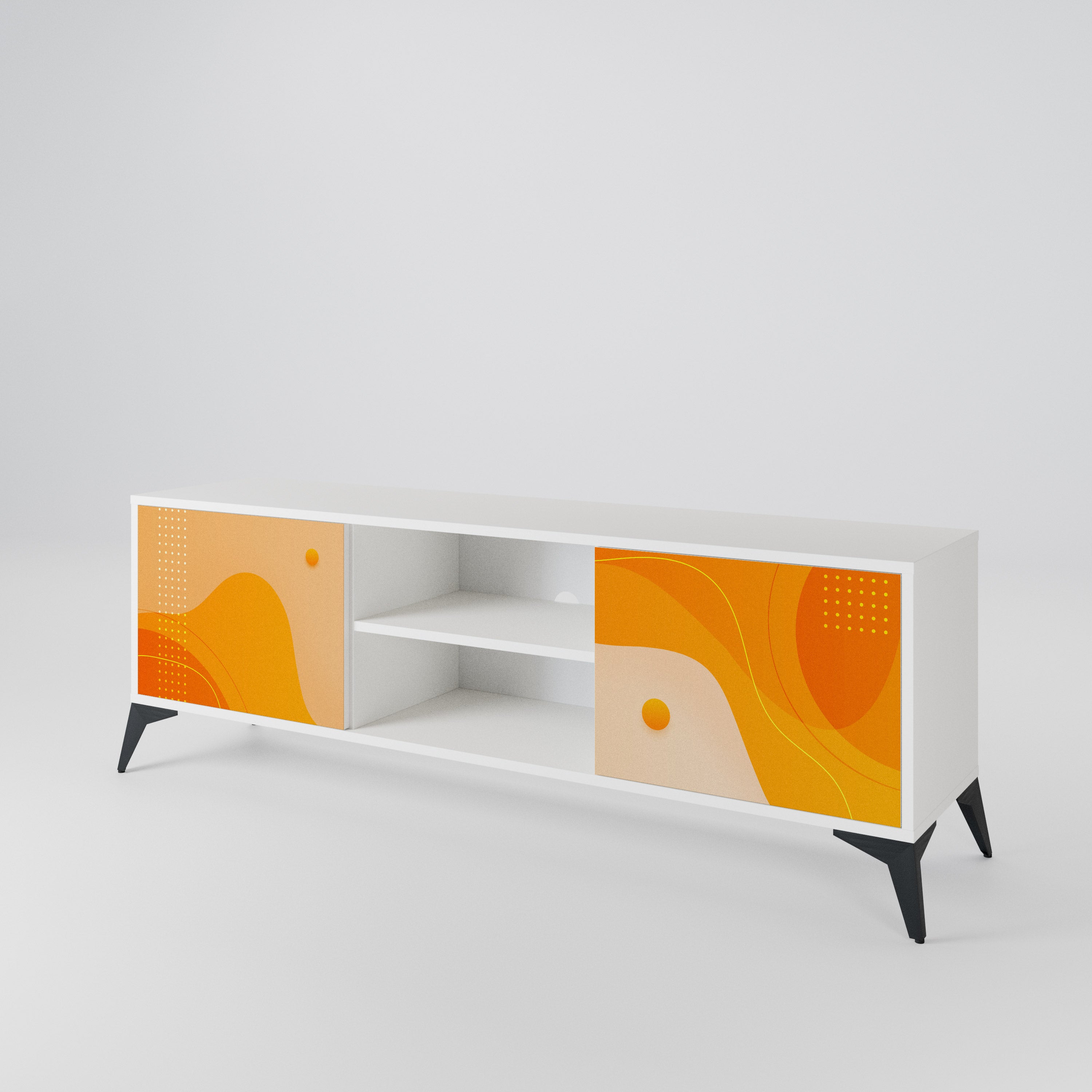 ORANGE ARRANGEMENT Móvel de TV de 2 Portas