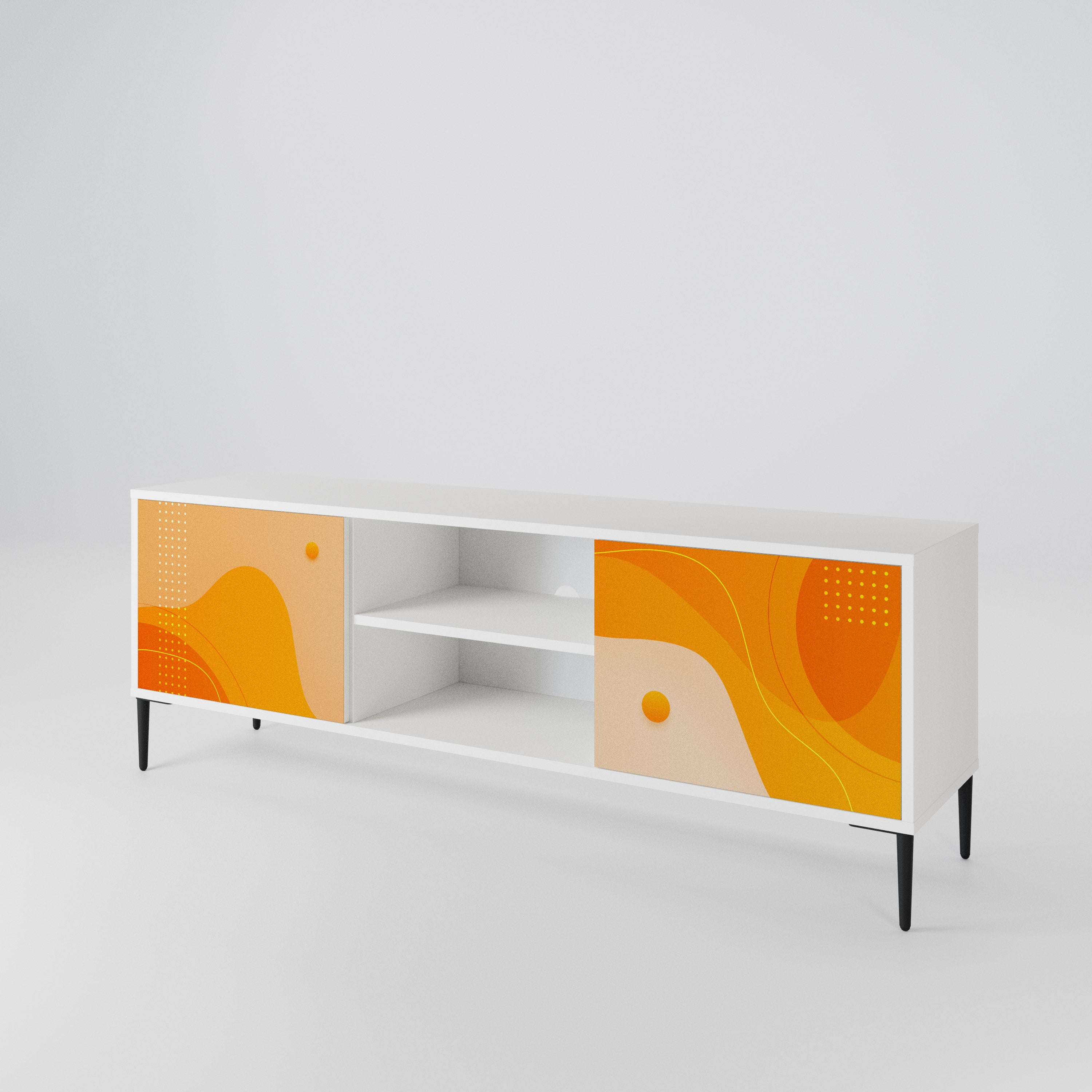ORANGE ARRANGEMENT Móvel de TV de 2 Portas