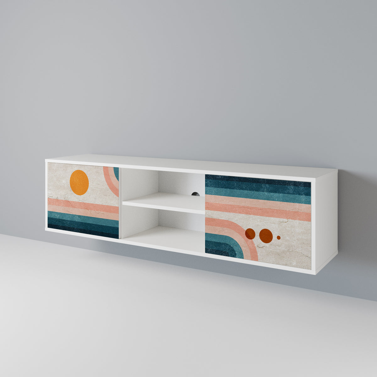 TWO HALVES 2-Door TV Cabinet