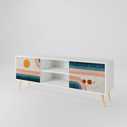 TWO HALVES 2-Door TV Cabinet