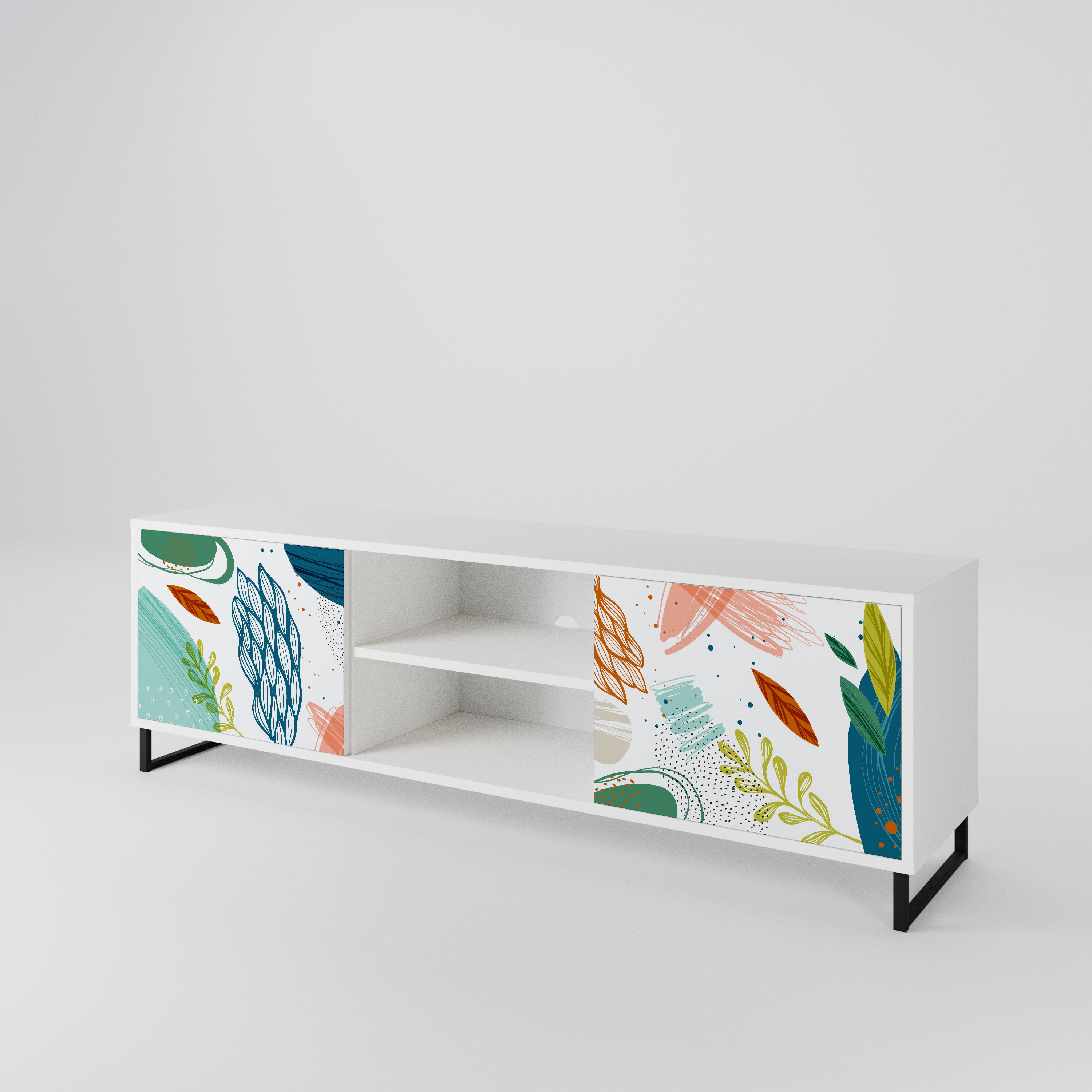 BOTANICAL HURRICANE Móvel de TV de 2 Portas