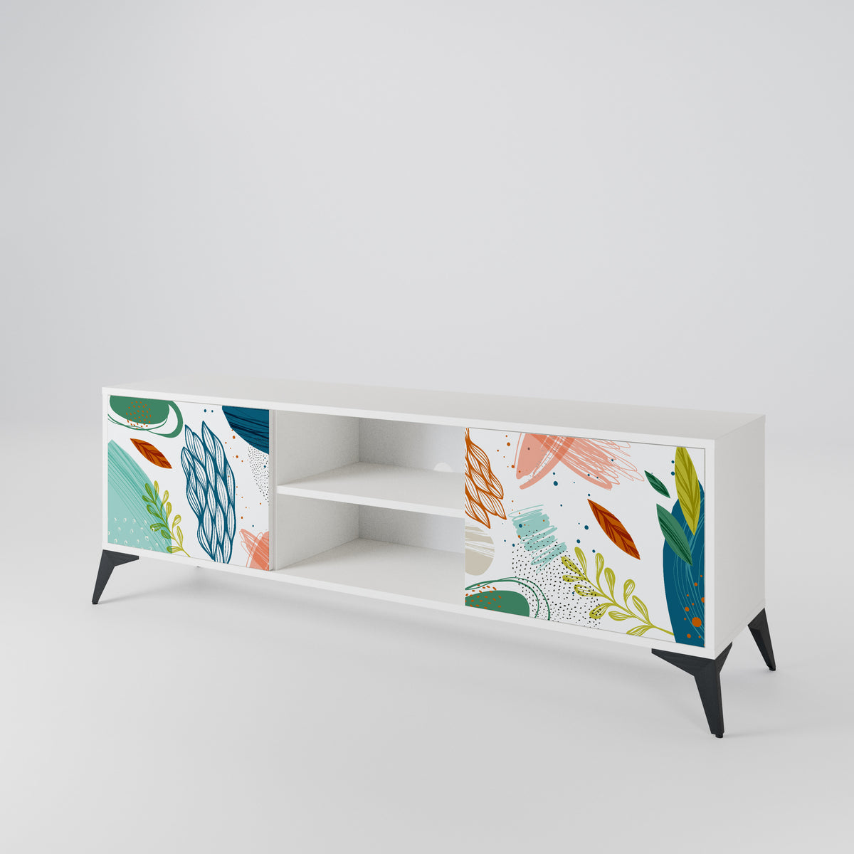 BOTANICAL HURRICANE Móvel de TV de 2 Portas