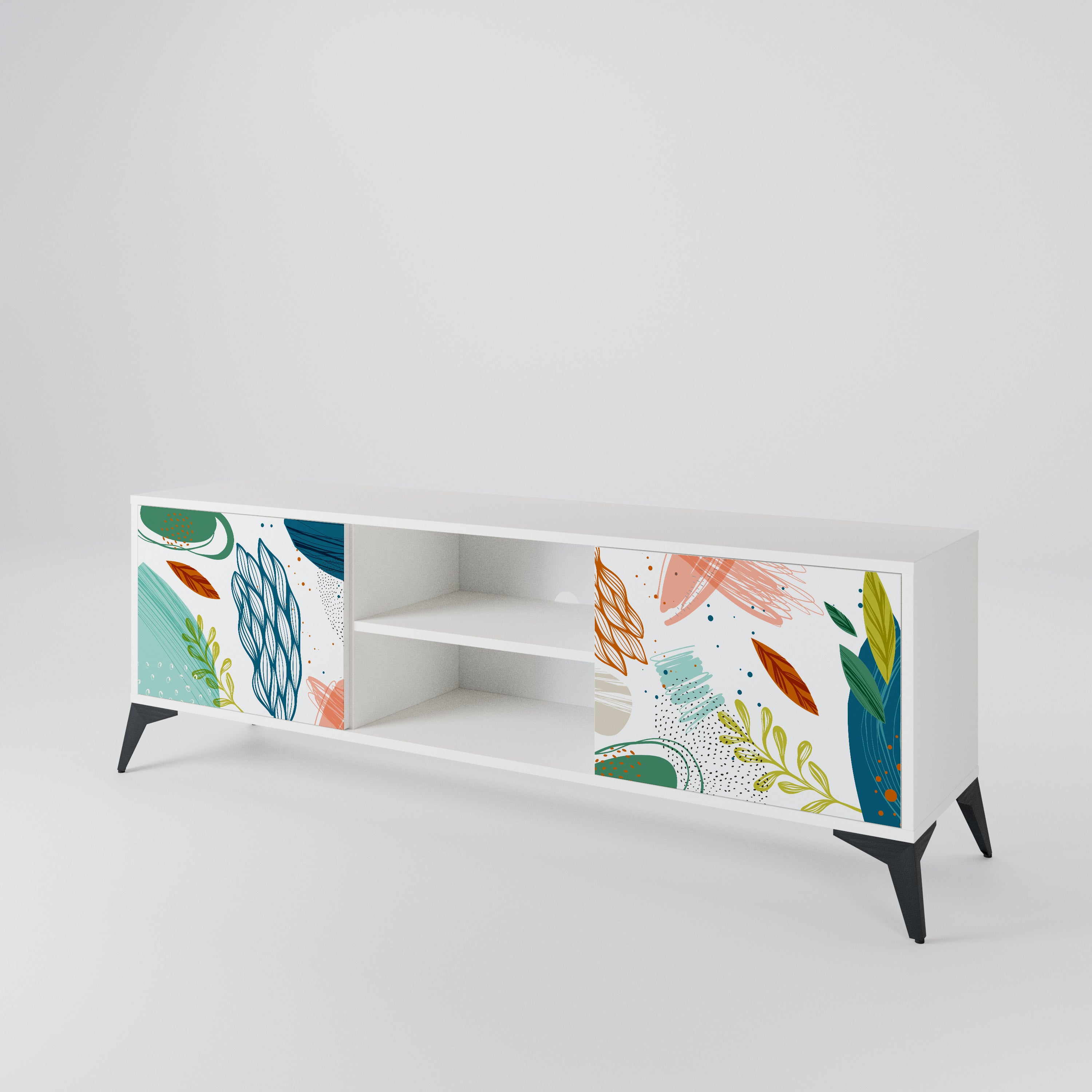 BOTANICAL HURRICANE Móvel de TV de 2 Portas