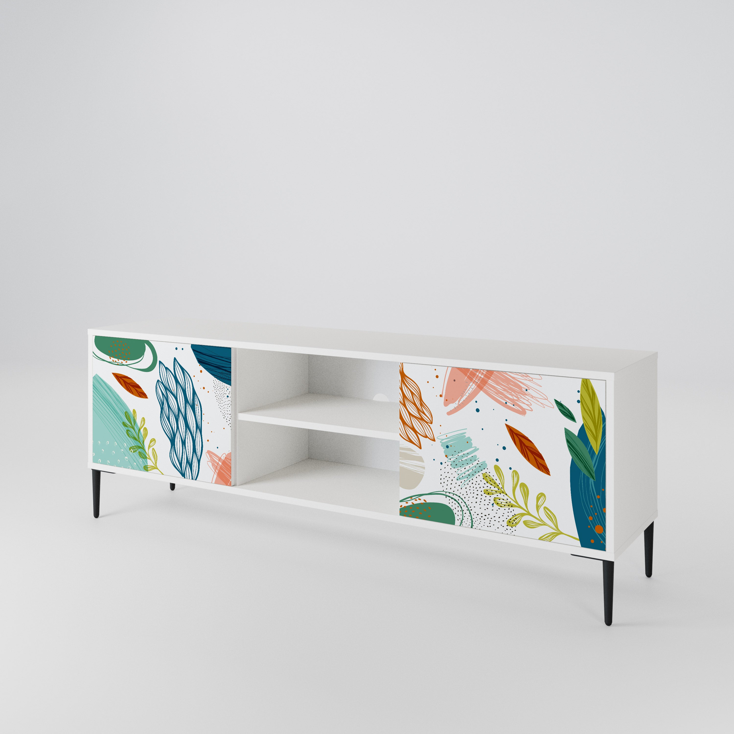 BOTANICAL HURRICANE Móvel de TV de 2 Portas