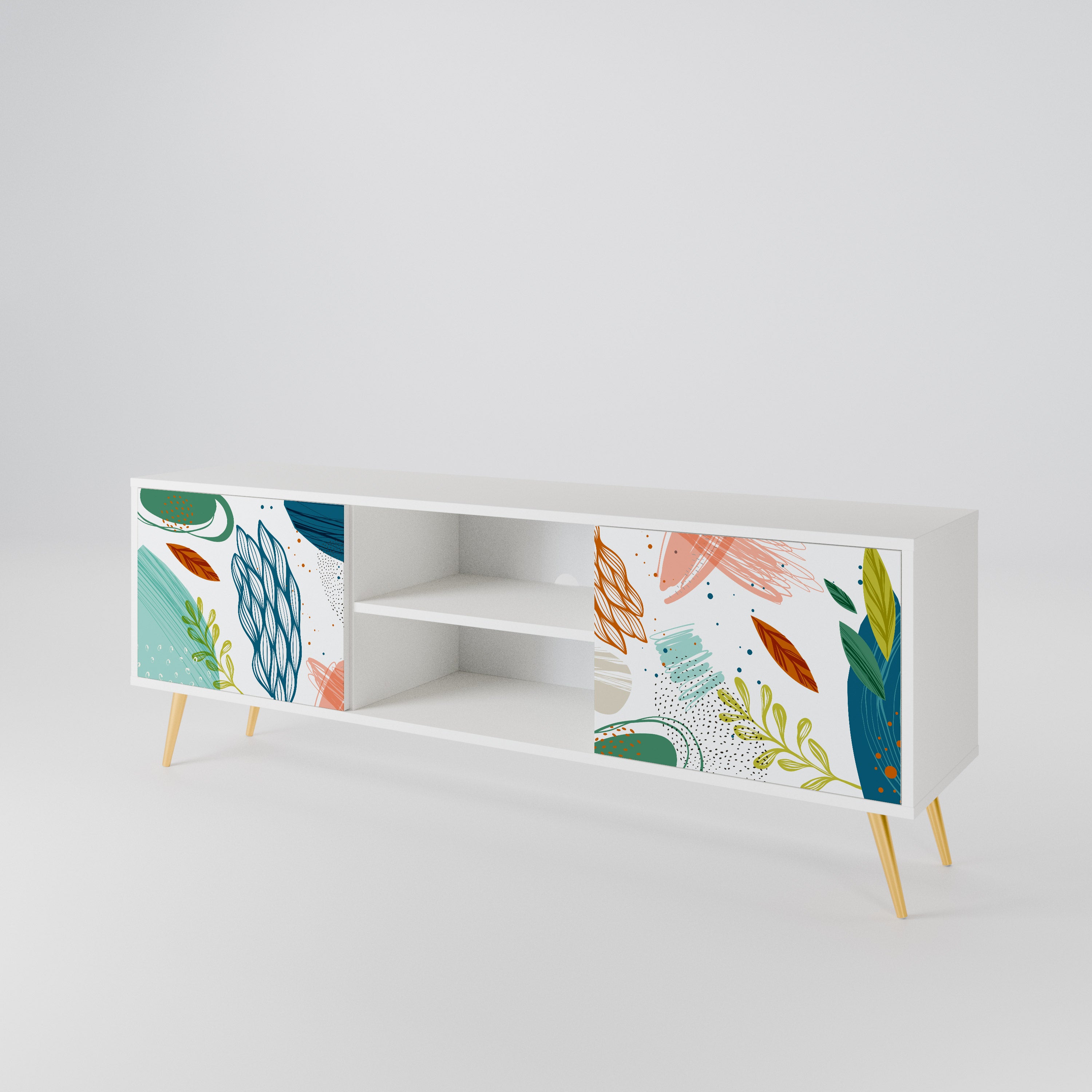 BOTANICAL HURRICANE Móvel de TV de 2 Portas