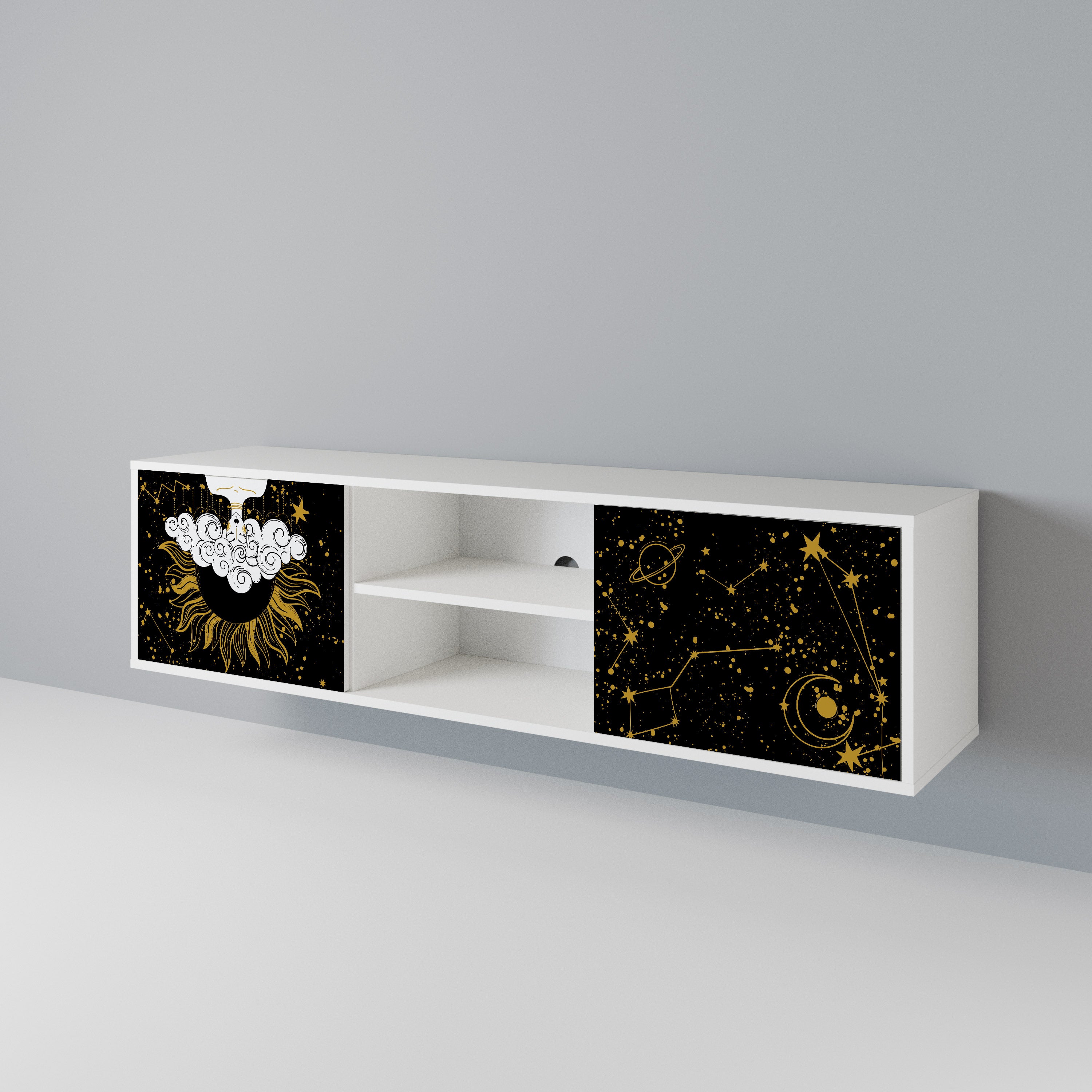 STELLAR CONSTELLATIONS Móvel de TV de 2 Portas