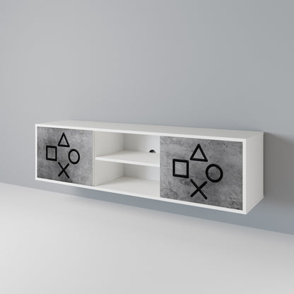 GAMER CHOICE 2-Door TV Cabinet