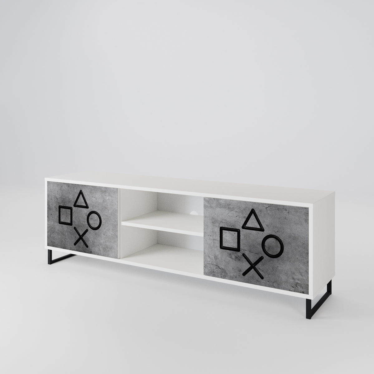 GAMER CHOICE 2-Door TV Cabinet