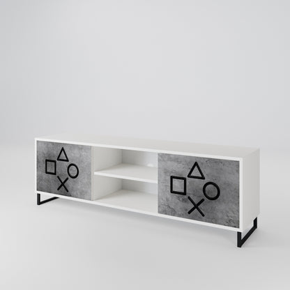 GAMER CHOICE 2-Door TV Cabinet