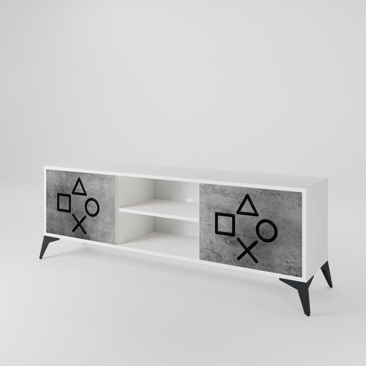 GAMER CHOICE 2-Door TV Cabinet