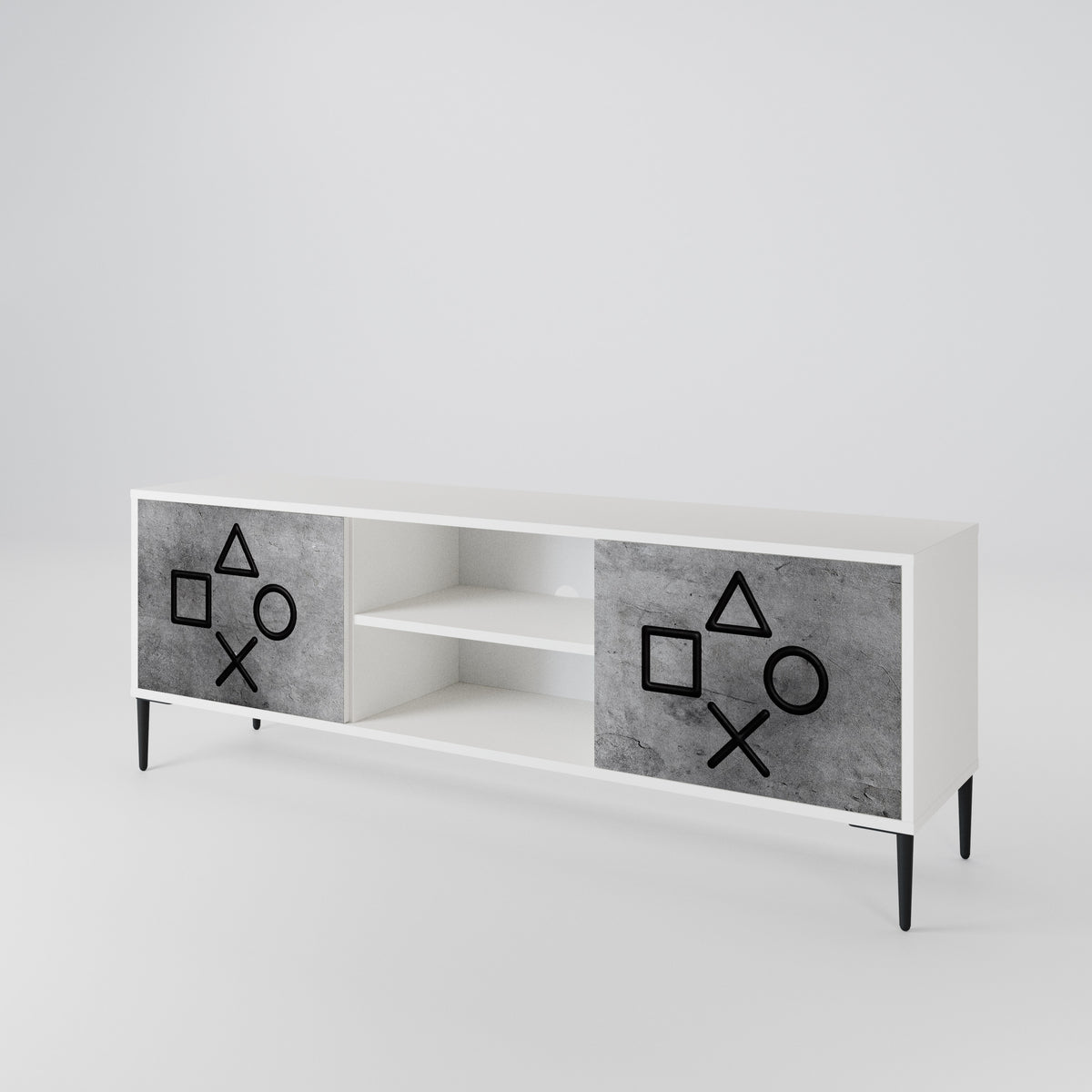 GAMER CHOICE 2-Door TV Cabinet