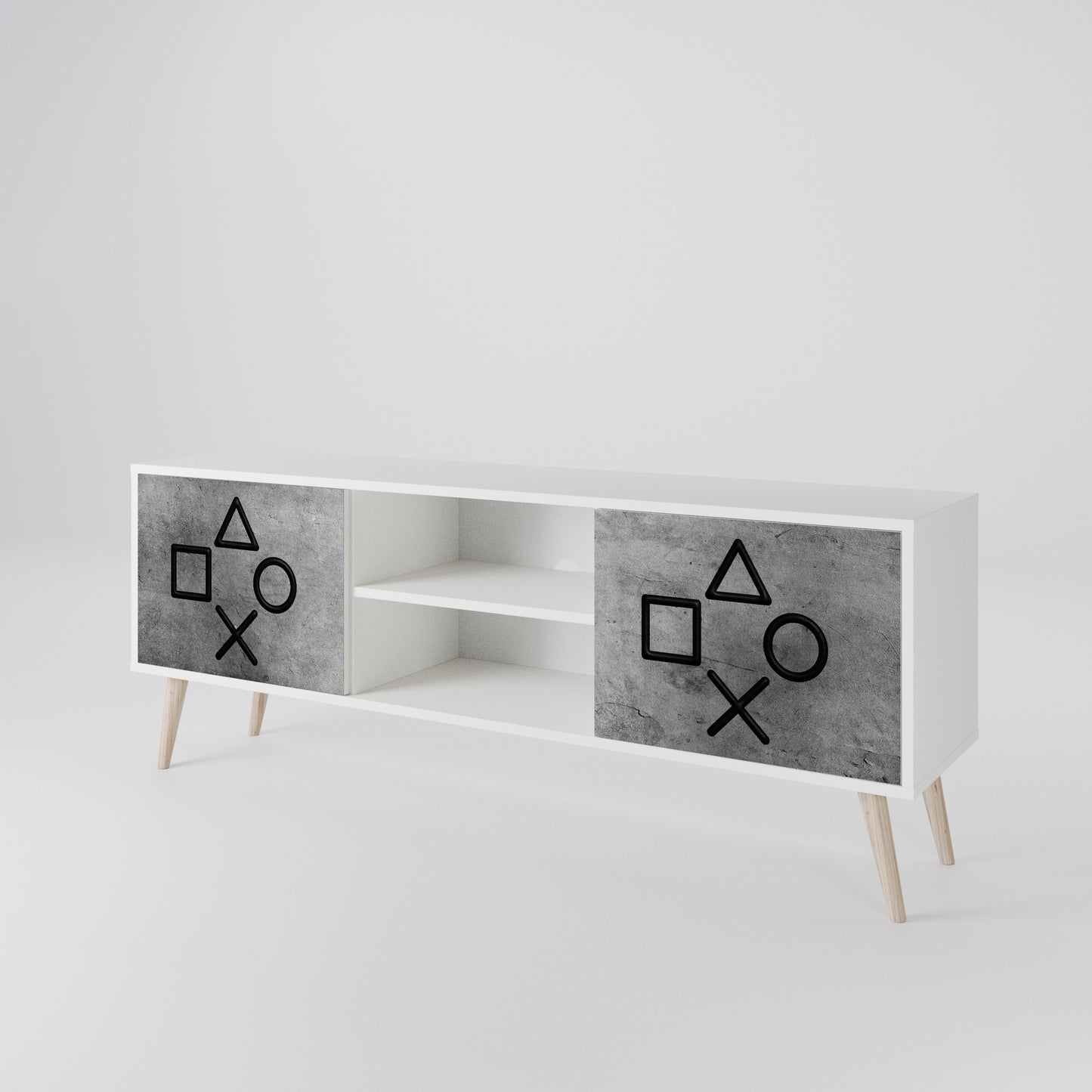 GAMER CHOICE 2-Door TV Cabinet