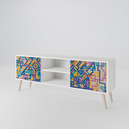 MEMORIES MAP 2-Door TV Cabinet