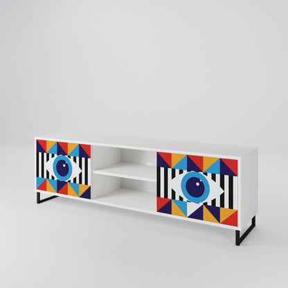 ABSTRACTION AND GEOMETRY Móvel de TV de 2 Portas