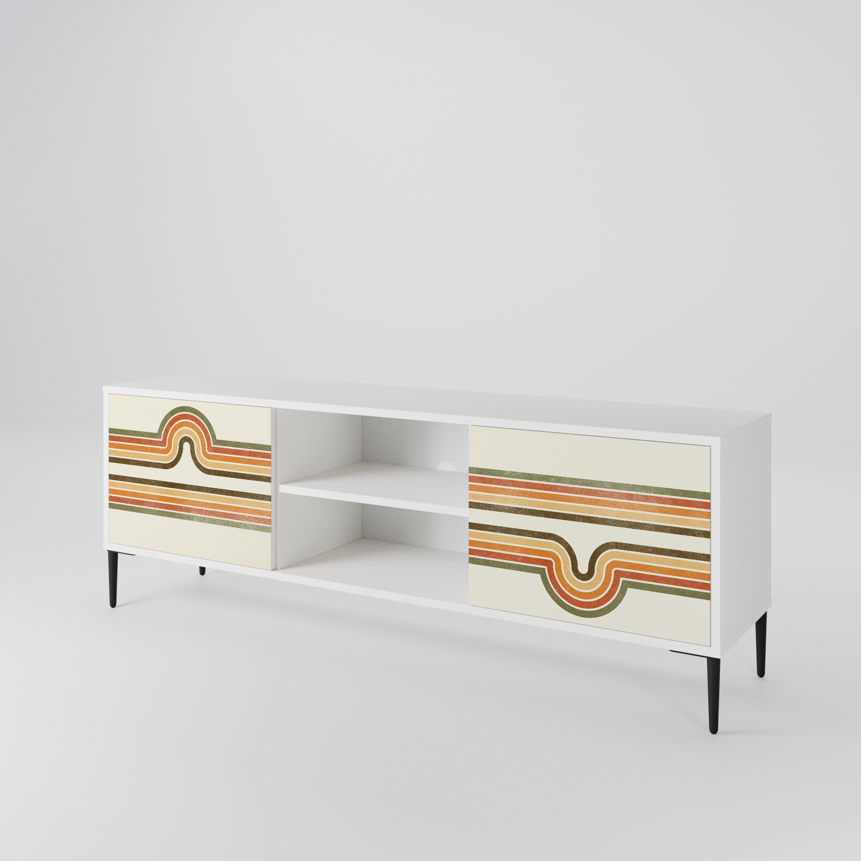 EXCEPTIONAL STREAM 2-Door TV Cabinet