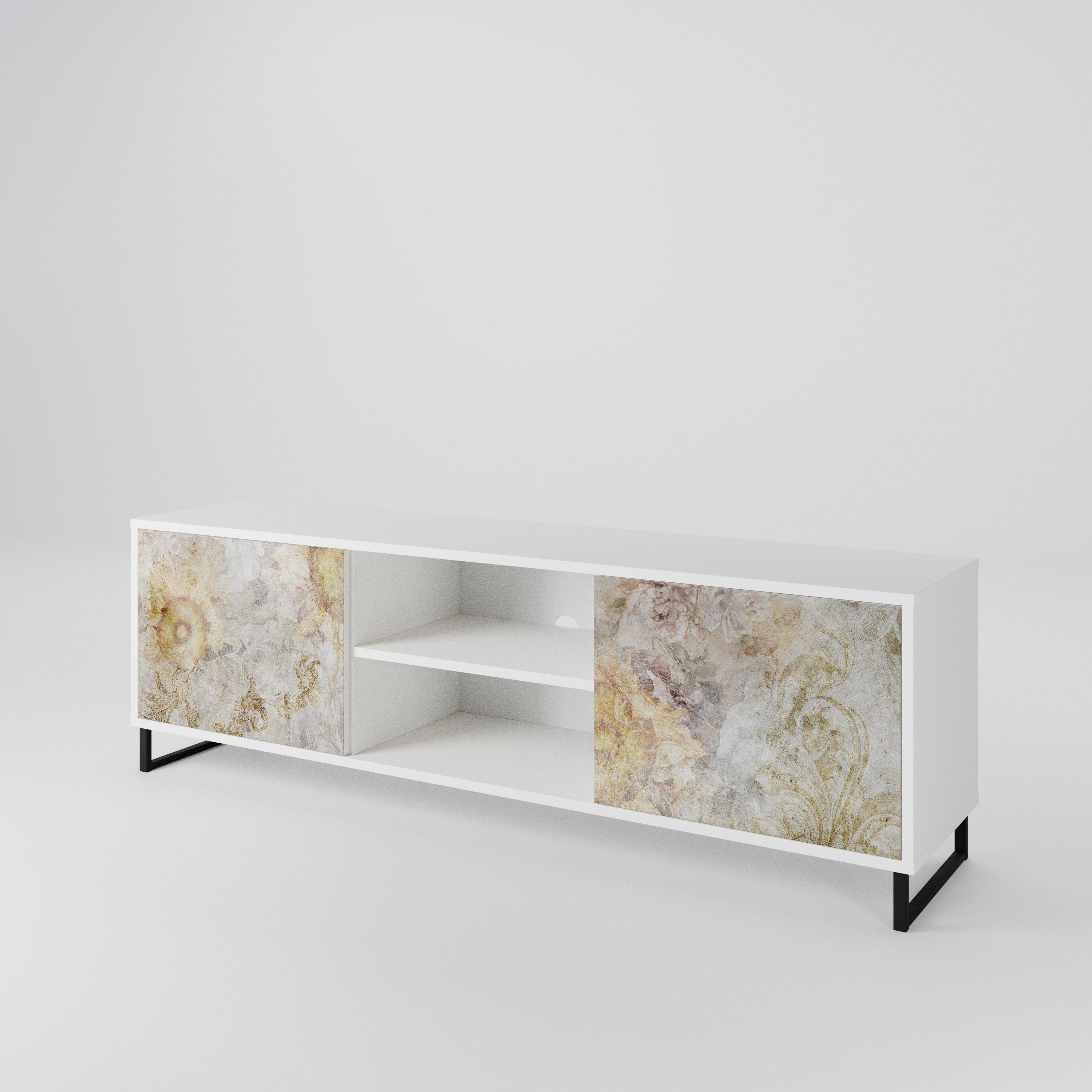 SUNFLOWER BLUR 2-Door TV Cabinet