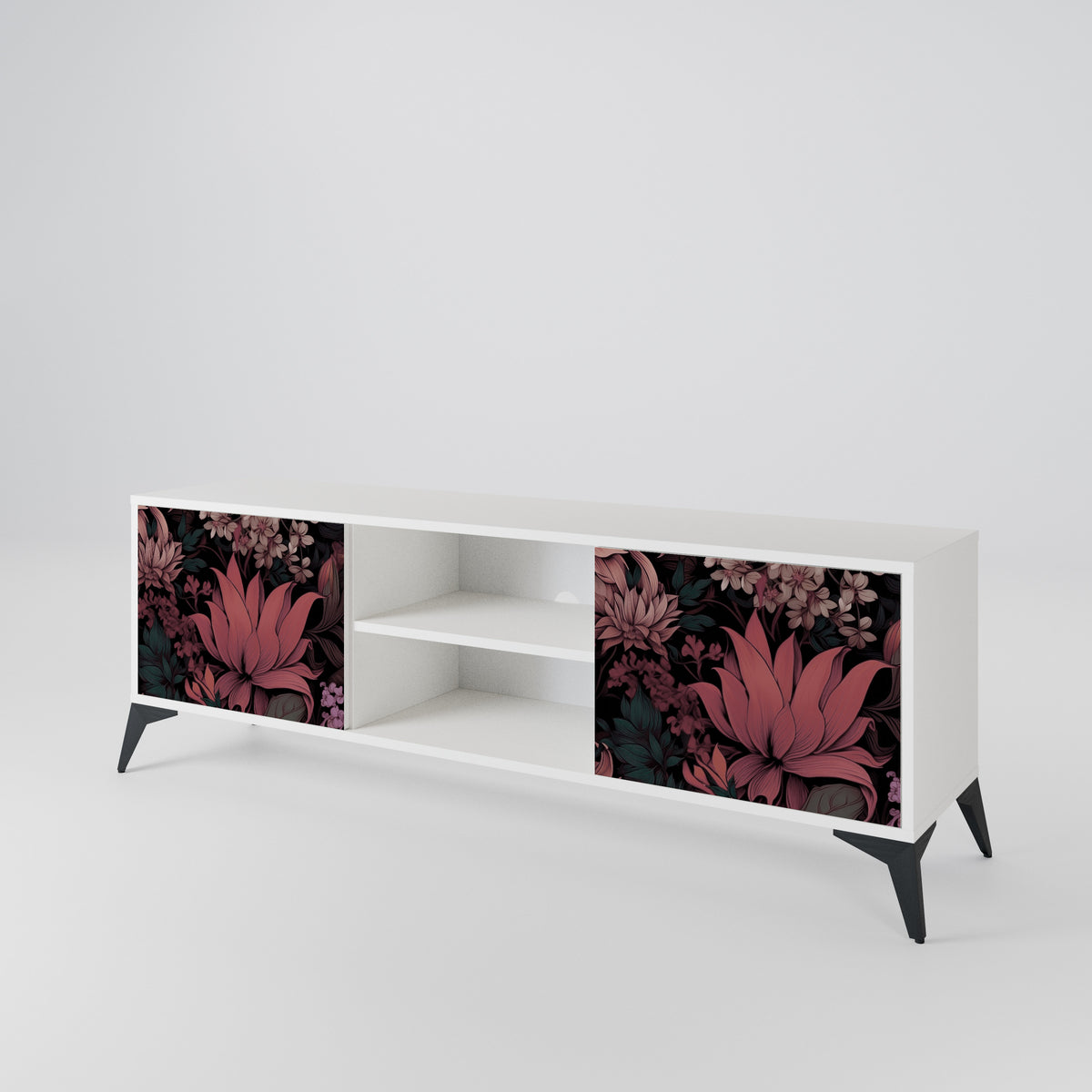FLORAL WHISPER Móvel de TV de 2 Portas