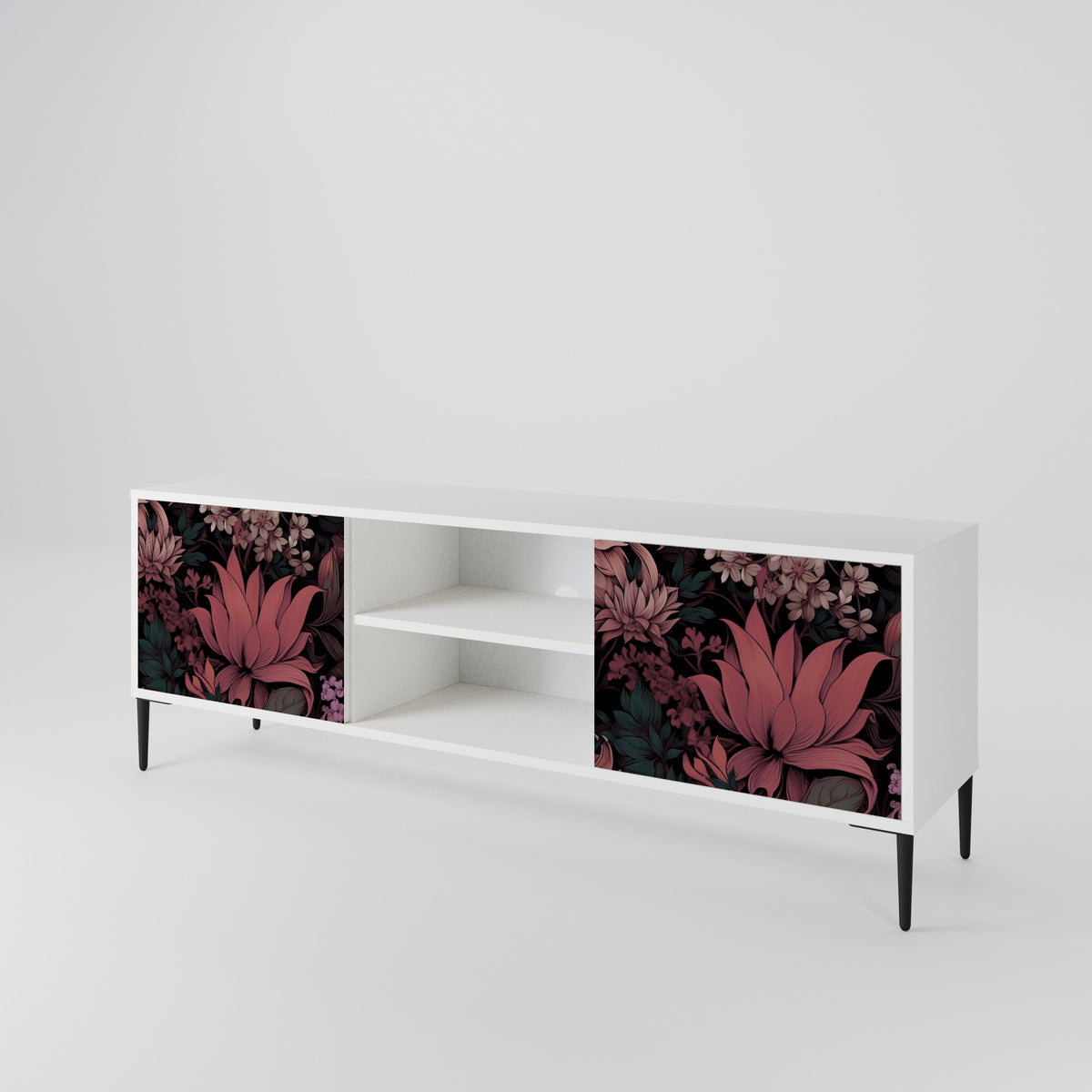 FLORAL WHISPER Móvel de TV de 2 Portas