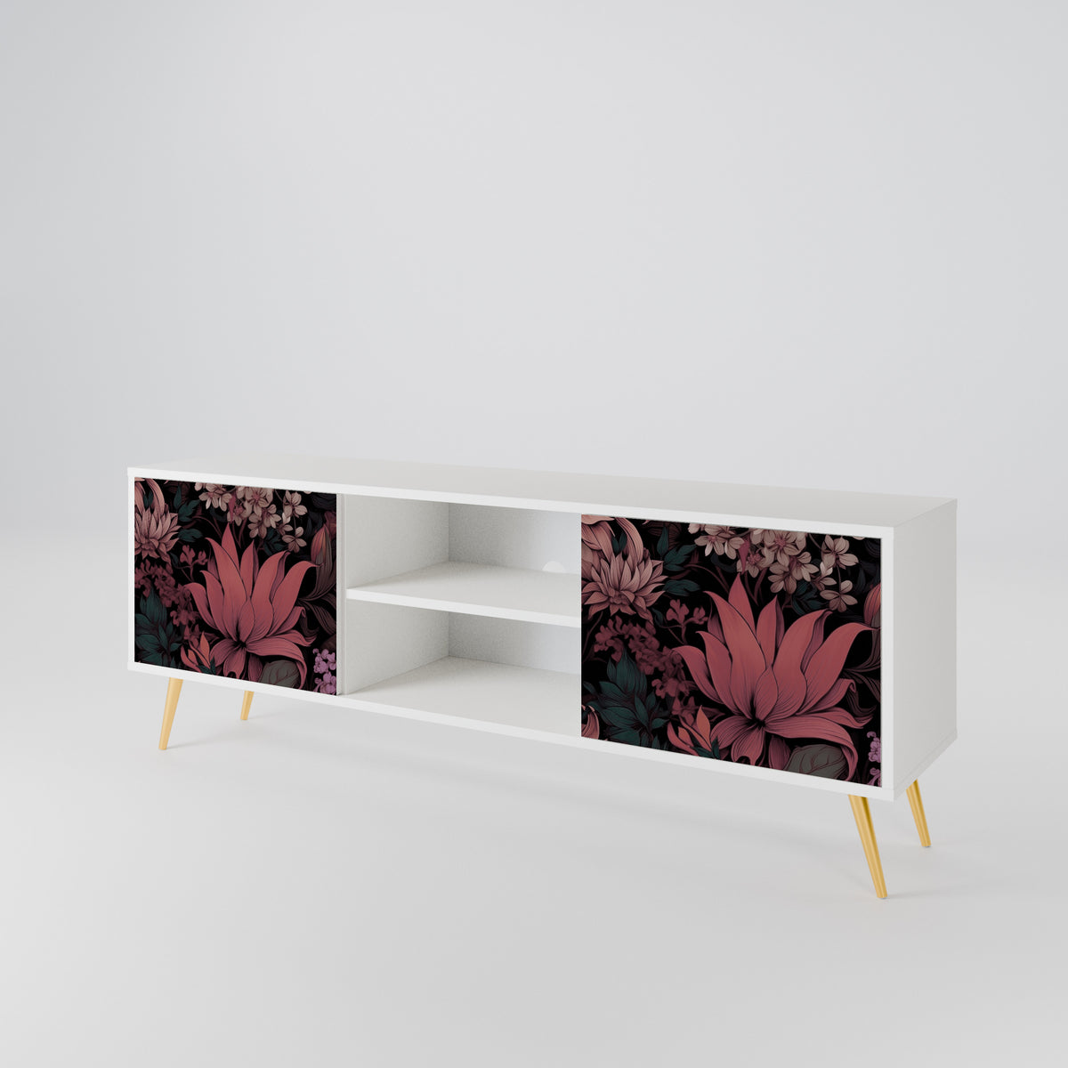 FLORAL WHISPER Móvel de TV de 2 Portas