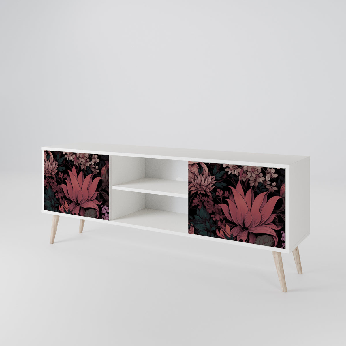 FLORAL WHISPER Móvel de TV de 2 Portas