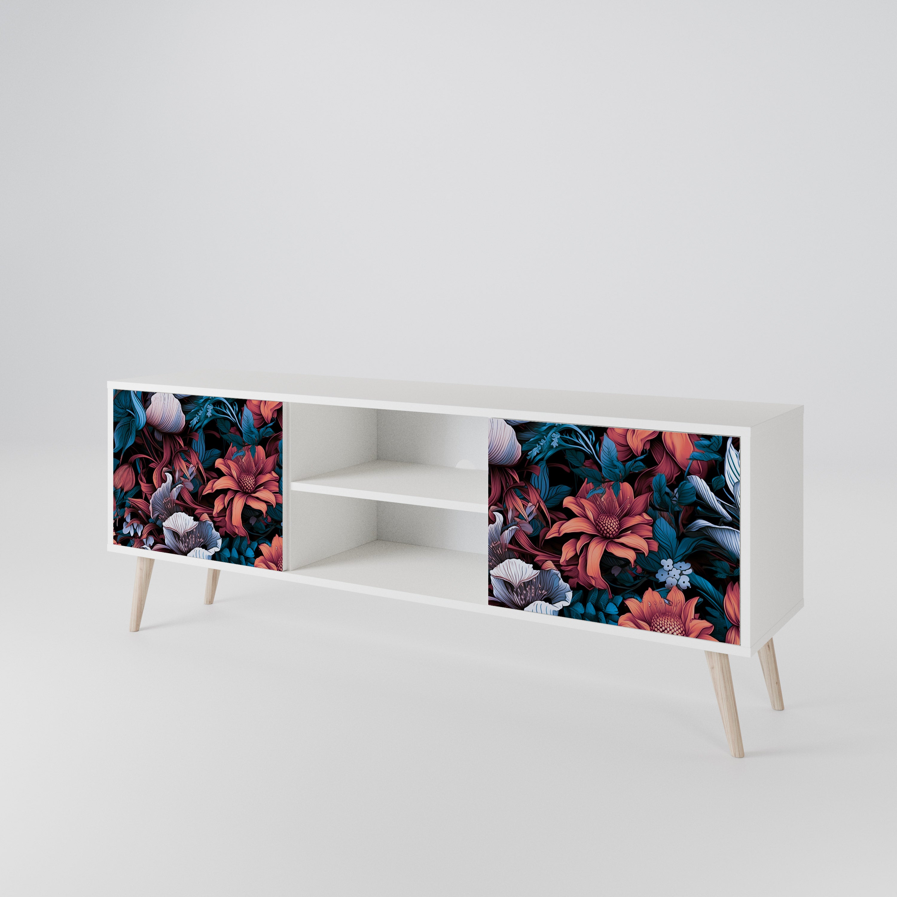 ETHEREAL BLOSSOMS 2-Door TV Cabinet