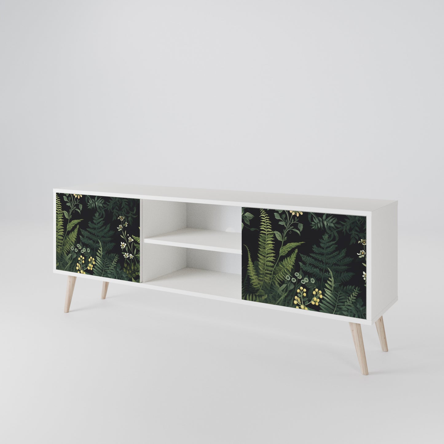 FERN FLOWERS 2-Door TV Cabinet
