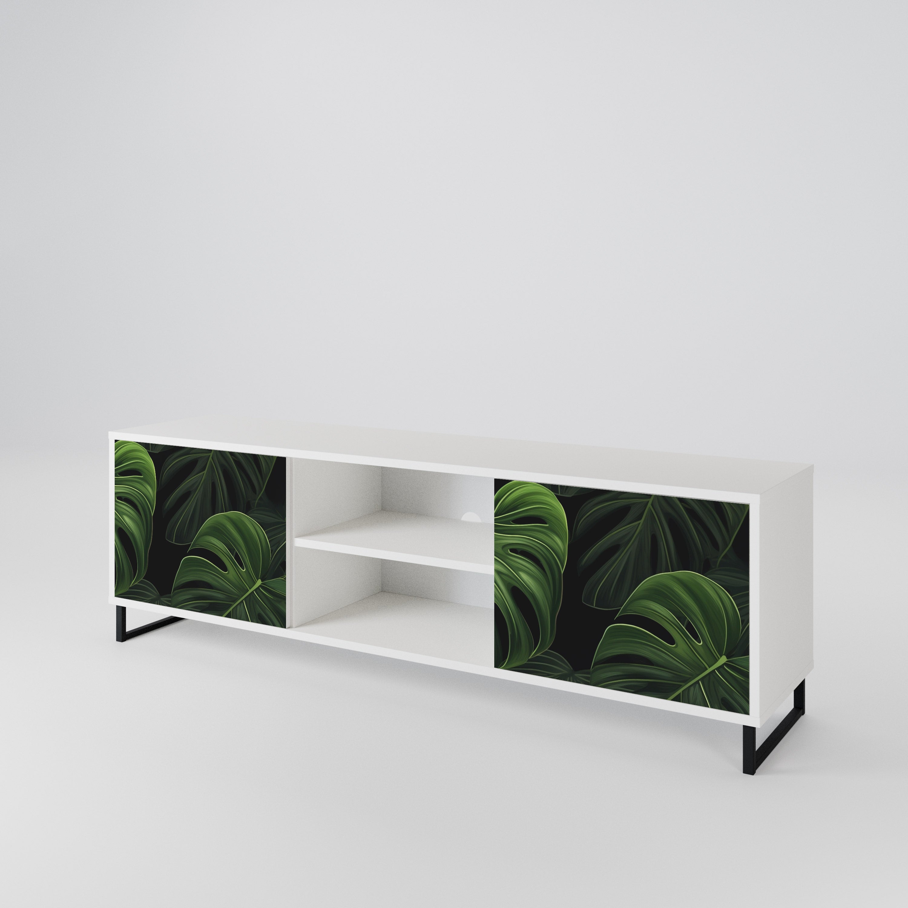 INFINITE MONSTERA Móvel de TV de 2 Portas