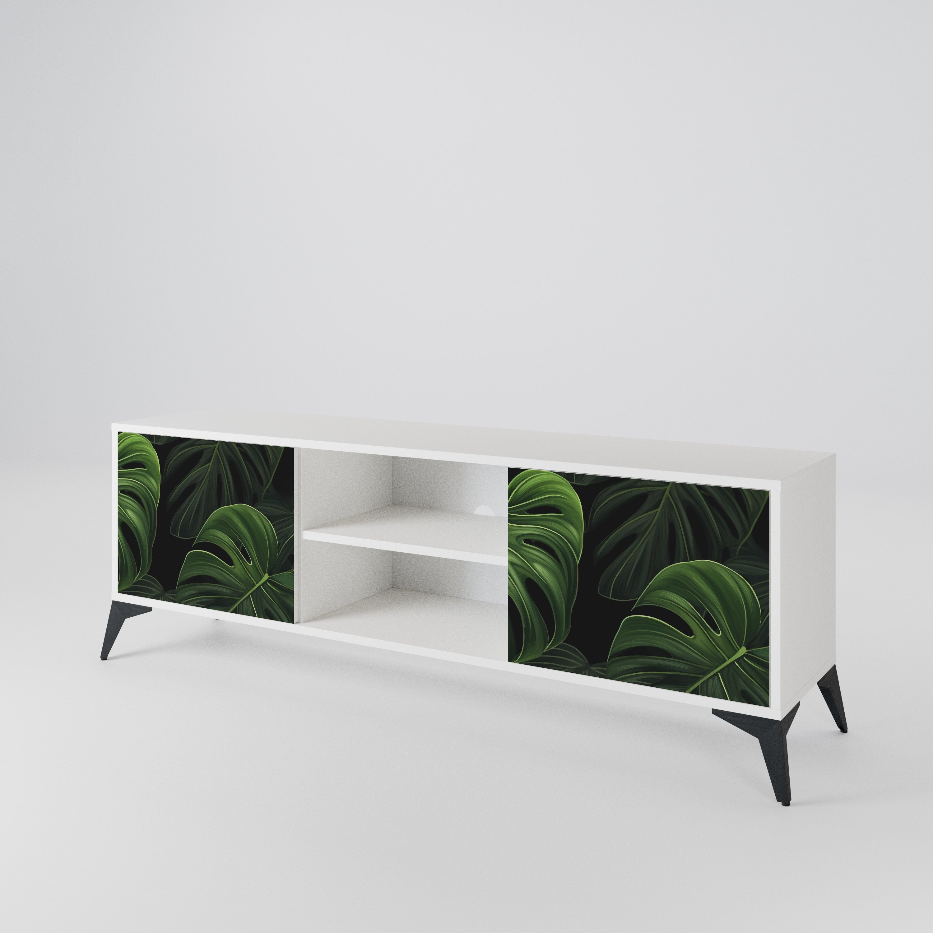 INFINITE MONSTERA Móvel de TV de 2 Portas