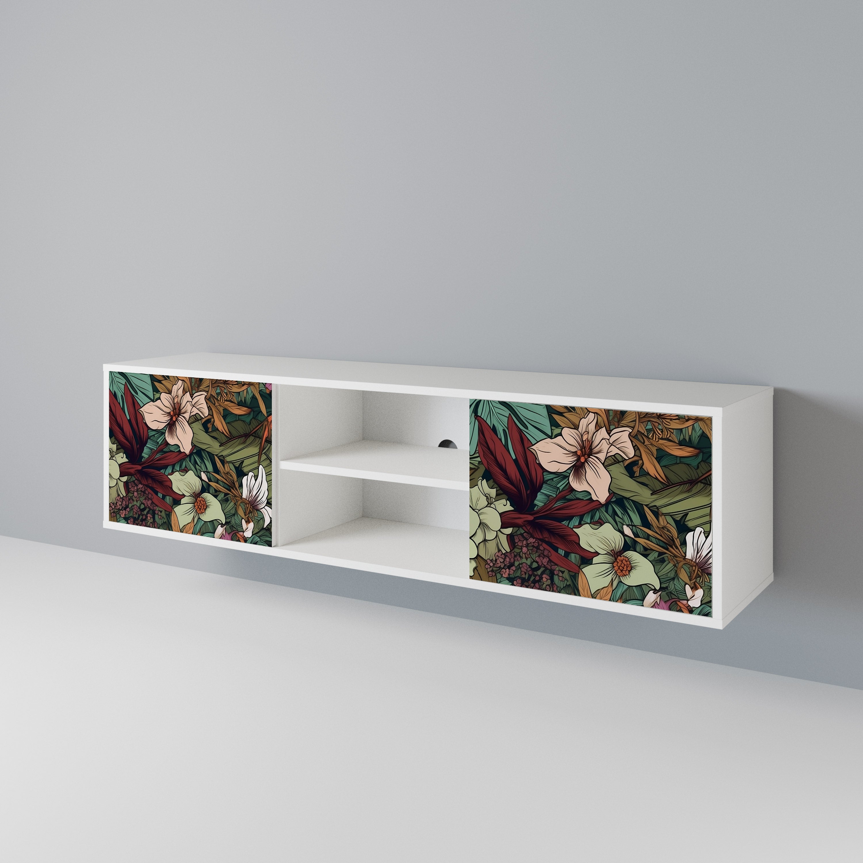 BOTANICAL EMERGENCE Móvel de TV de 2 Portas